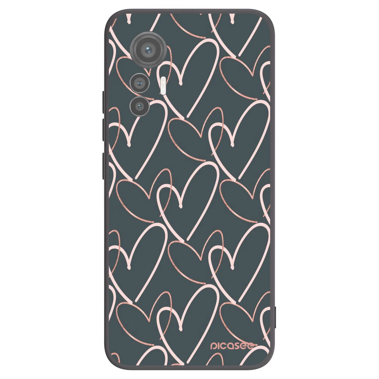 Picasee silikonski črni ovitek za Xiaomi 12 Lite - Lots of love