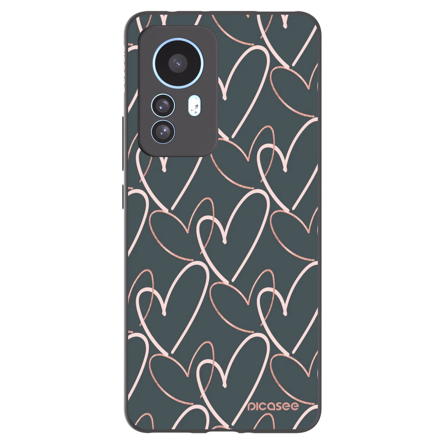 Picasee silikonski črni ovitek za Xiaomi 12T - Lots of love