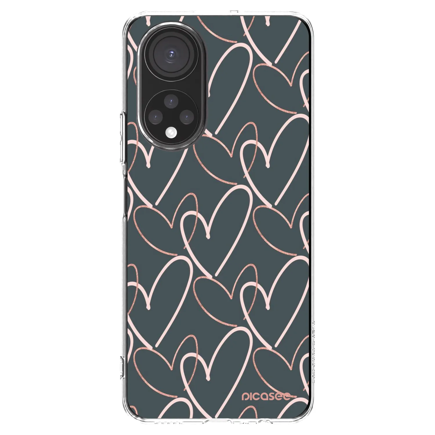 Picasee silikonski prozorni ovitek za Honor X7 - Lots of love
