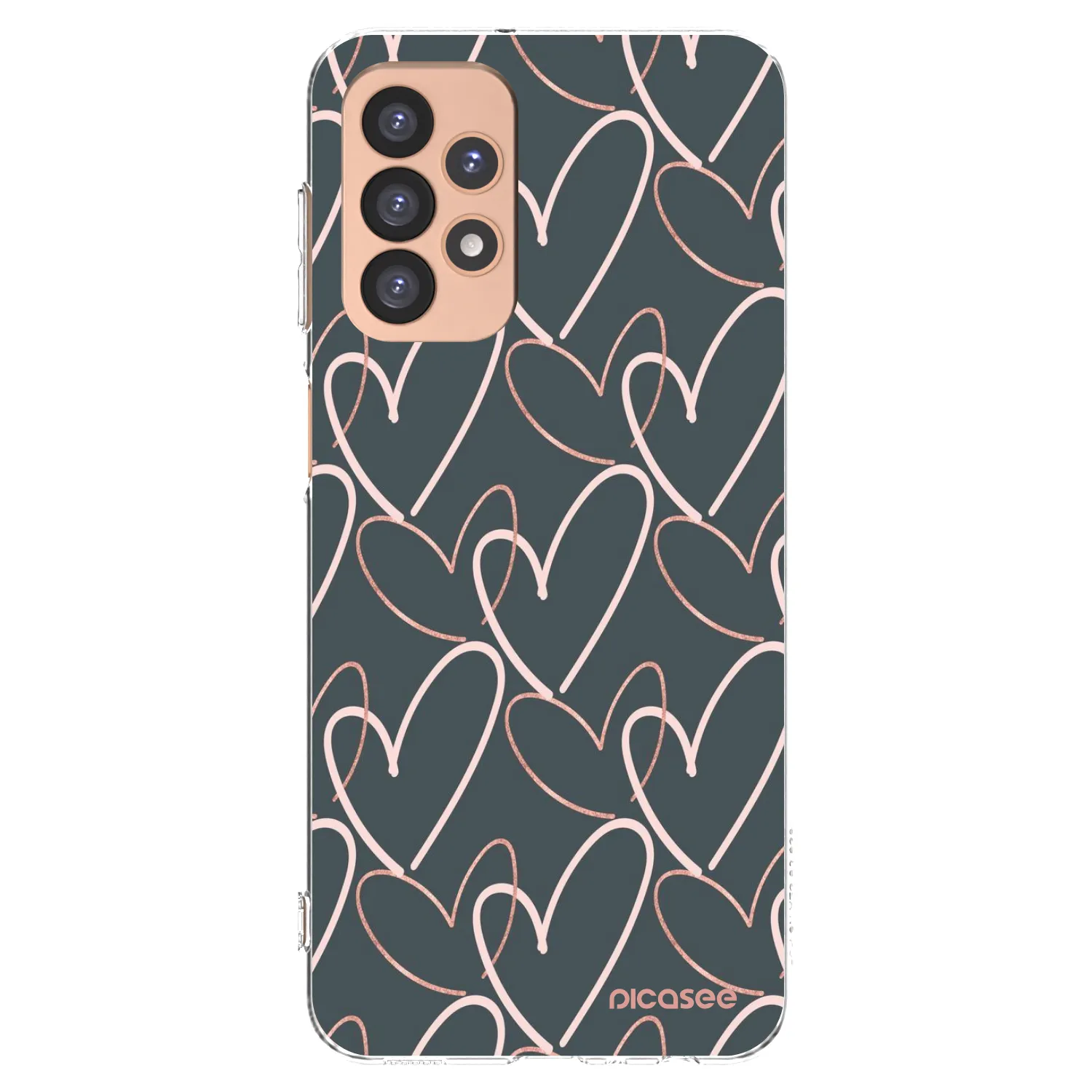 Picasee silikonski prozorni ovitek za Samsung Galaxy A23 A236B 5G - Lots of love