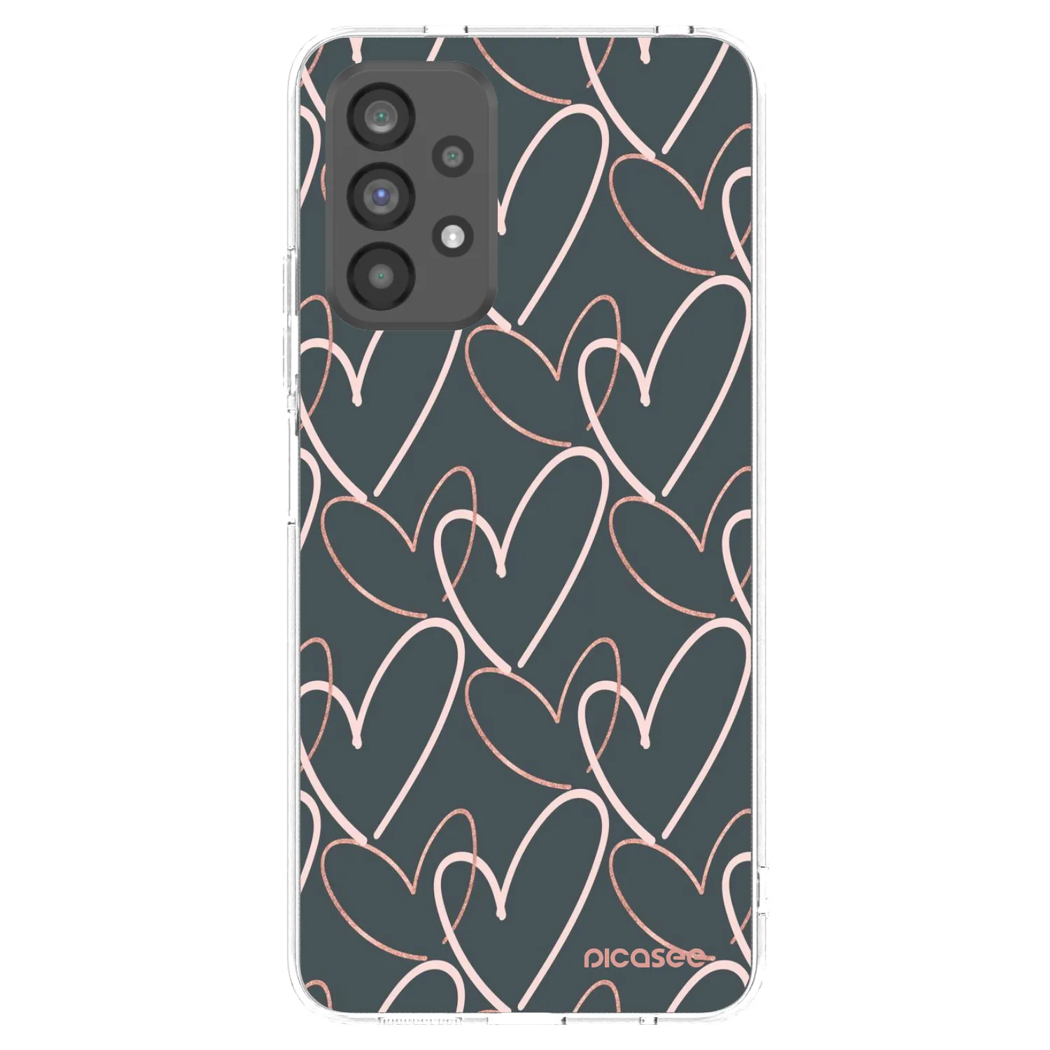 Picasee silikonski prozorni ovitek za Samsung Galaxy A73 5G - Lots of love