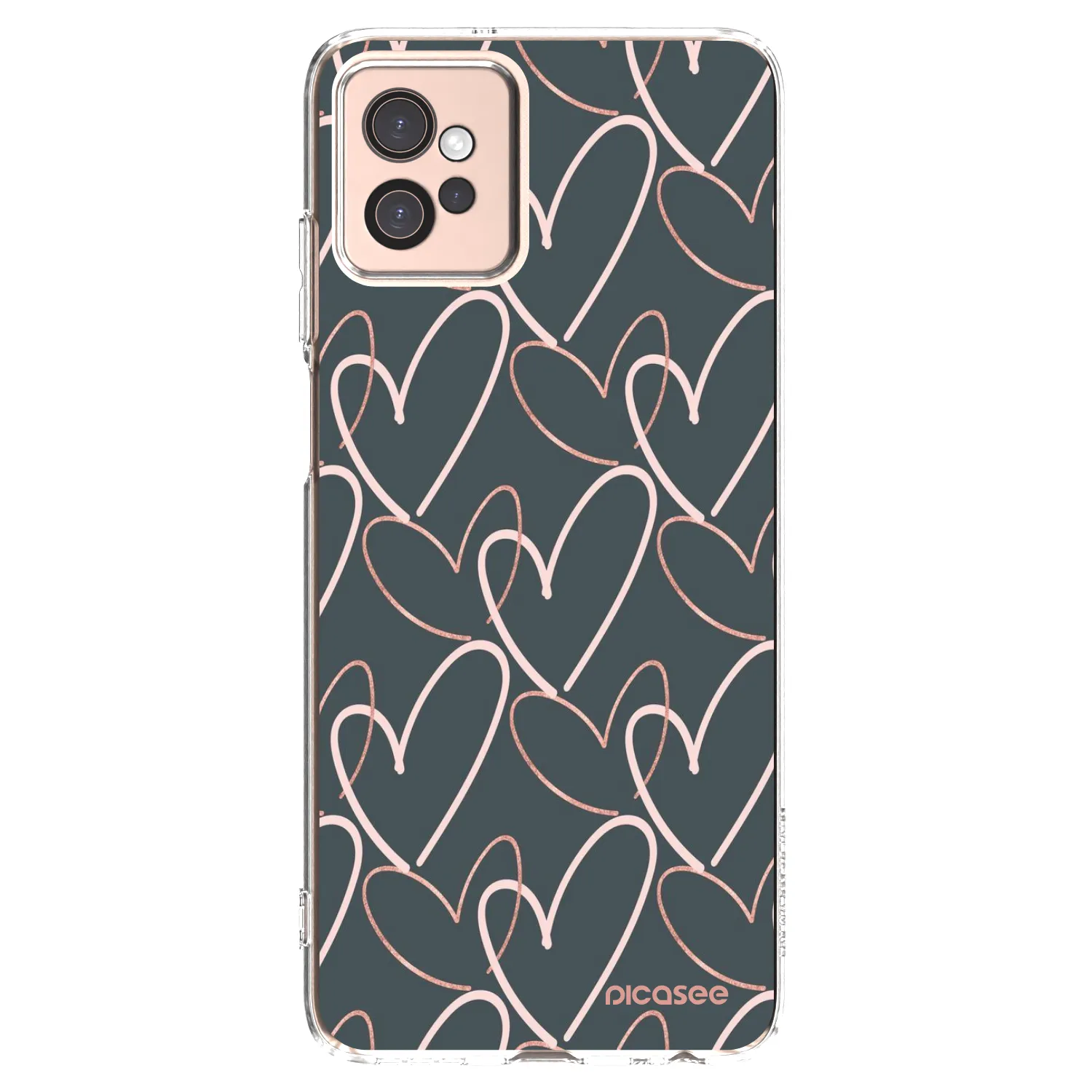 Picasee silikonski prozorni ovitek za Motorola Moto G32 - Lots of love