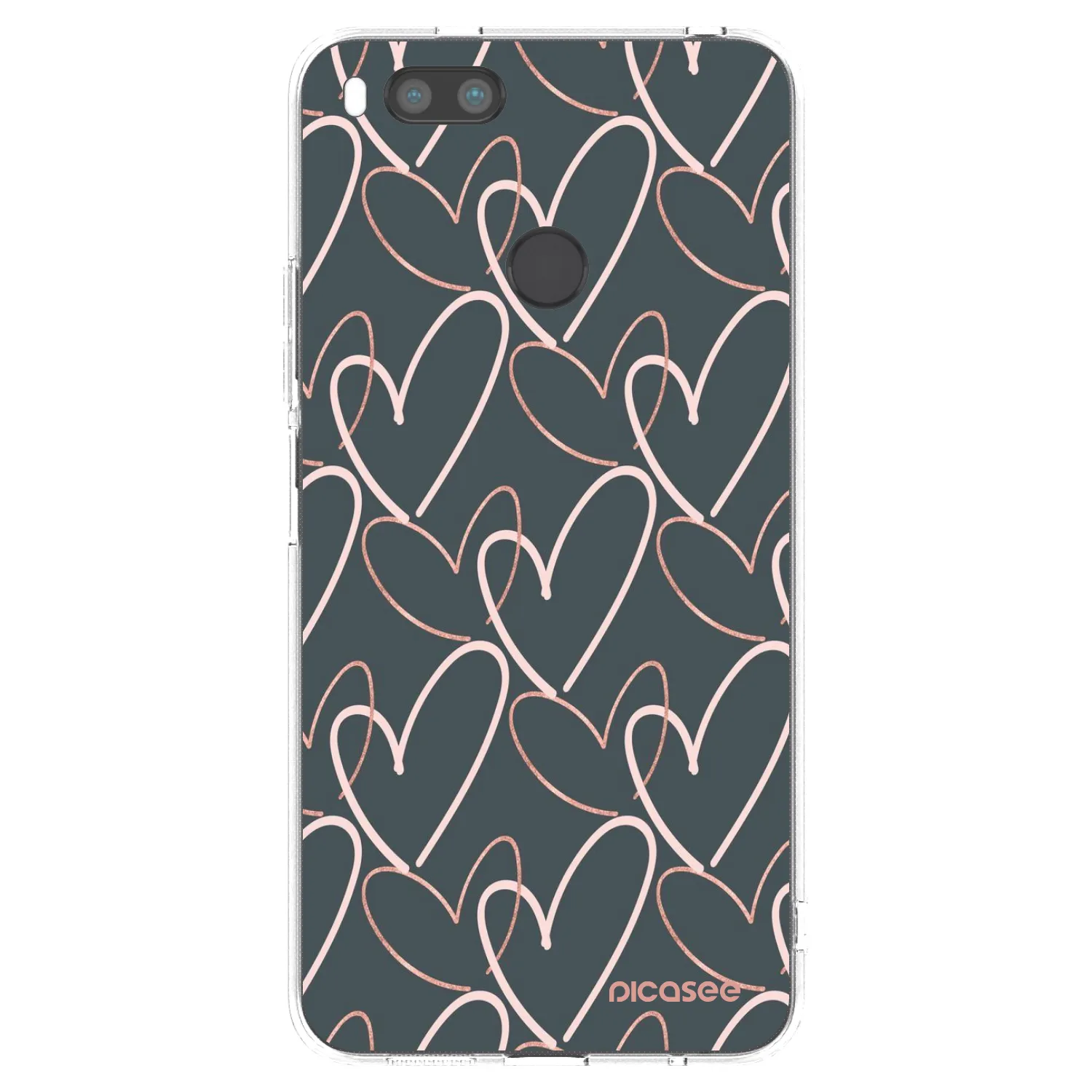 Picasee silikonski prozorni ovitek za Xiaomi Redmi A1 - Lots of love