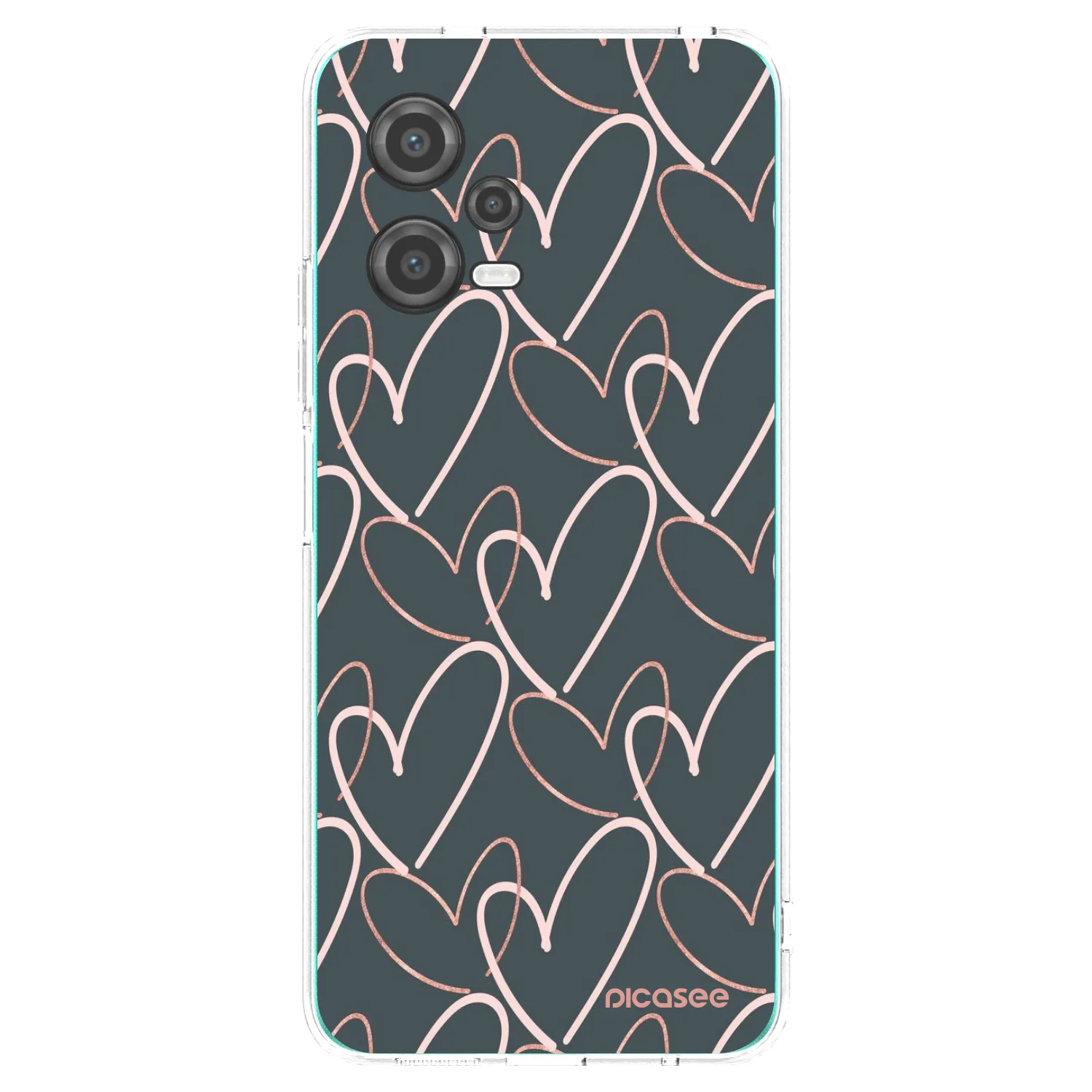 Picasee silikonski prozorni ovitek za Xiaomi Poco X5 - Lots of love