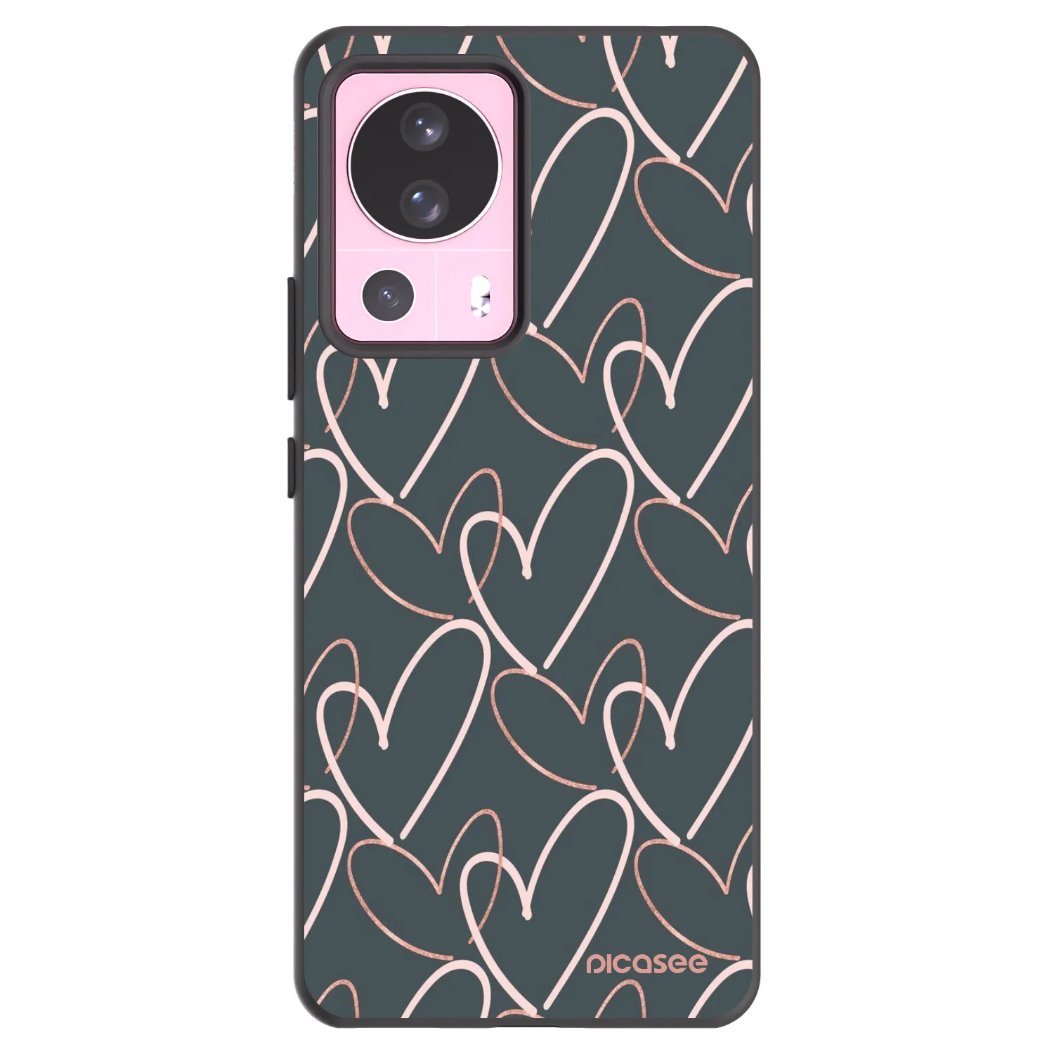 Picasee silikonski črni ovitek za Xiaomi 13 Lite - Lots of love