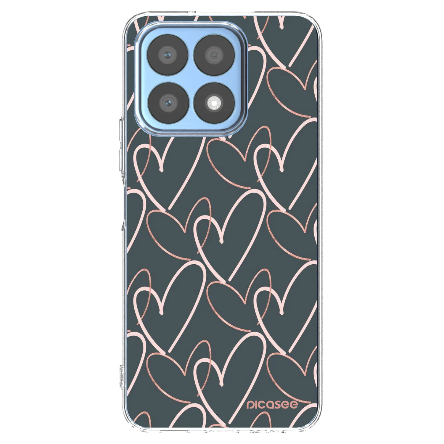 Picasee silikonski prozorni ovitek za Honor X8a - Lots of love