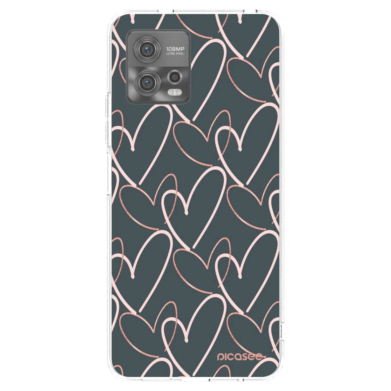 Picasee silikonski prozorni ovitek za Motorola Moto G72 - Lots of love