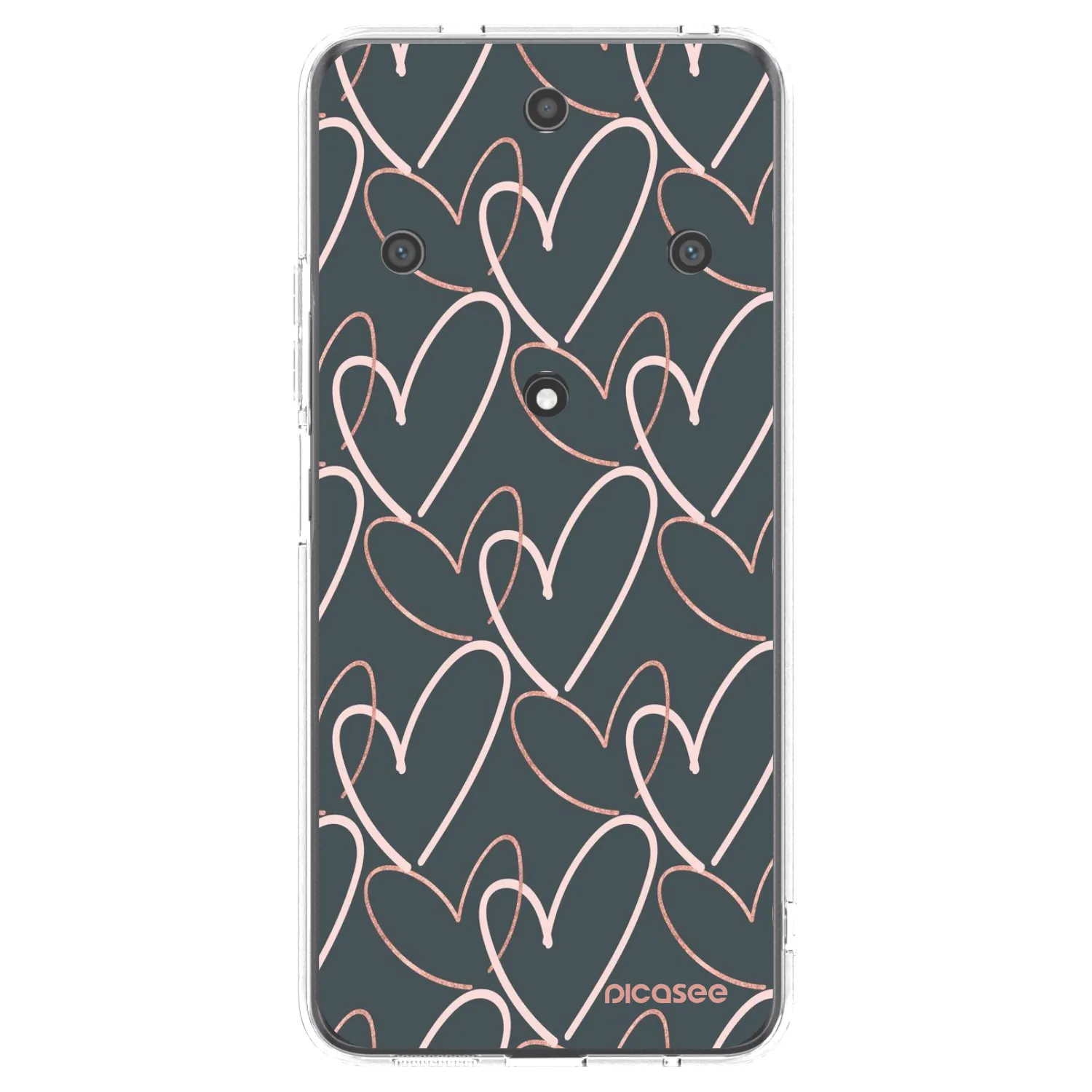 Picasee silikonski prozorni ovitek za Honor Magic5 Lite 5G - Lots of love