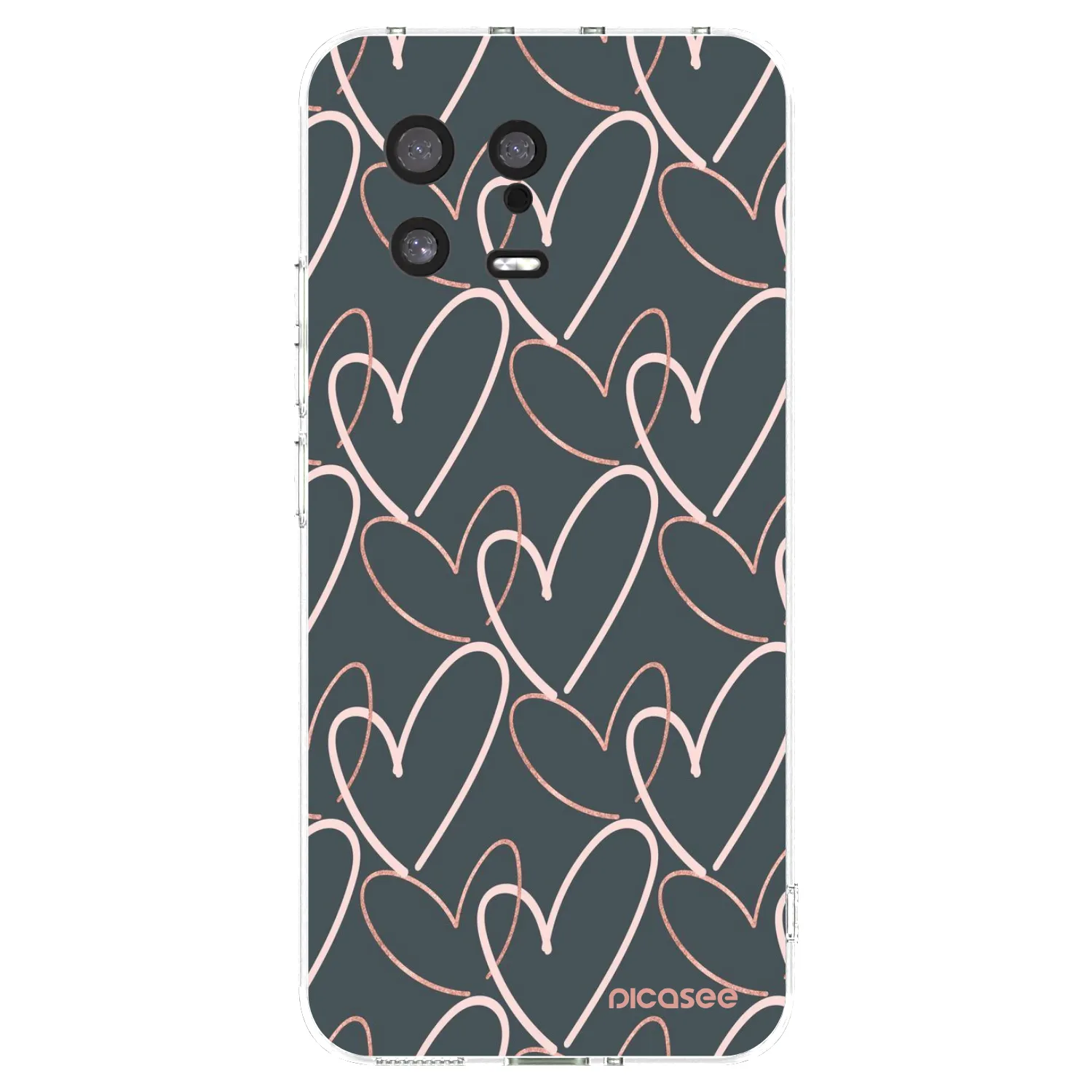 Picasee silikonski prozorni ovitek za Xiaomi 13 - Lots of love