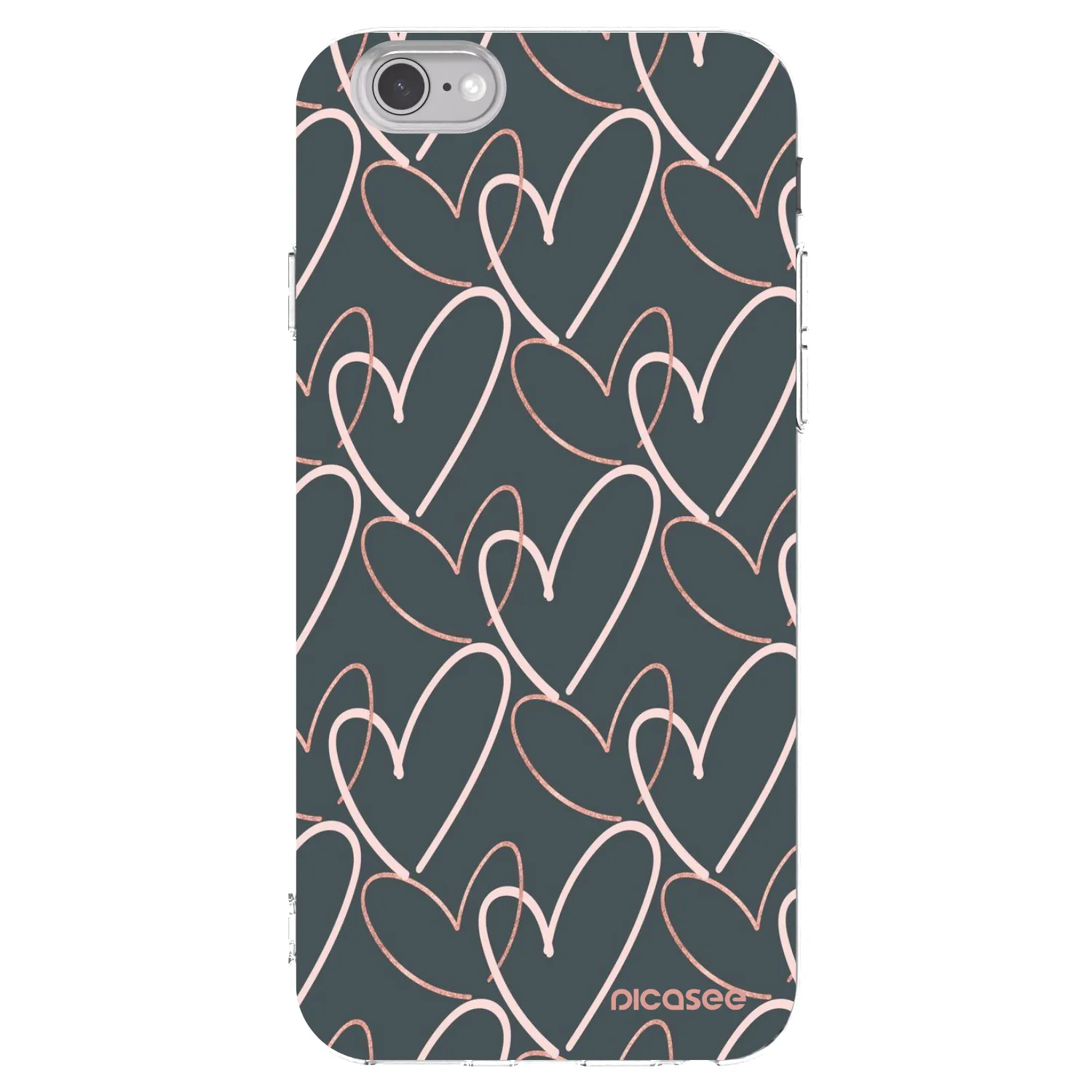 Picasee silikonski prozorni ovitek za Apple iPhone 6/6S - Lots of love