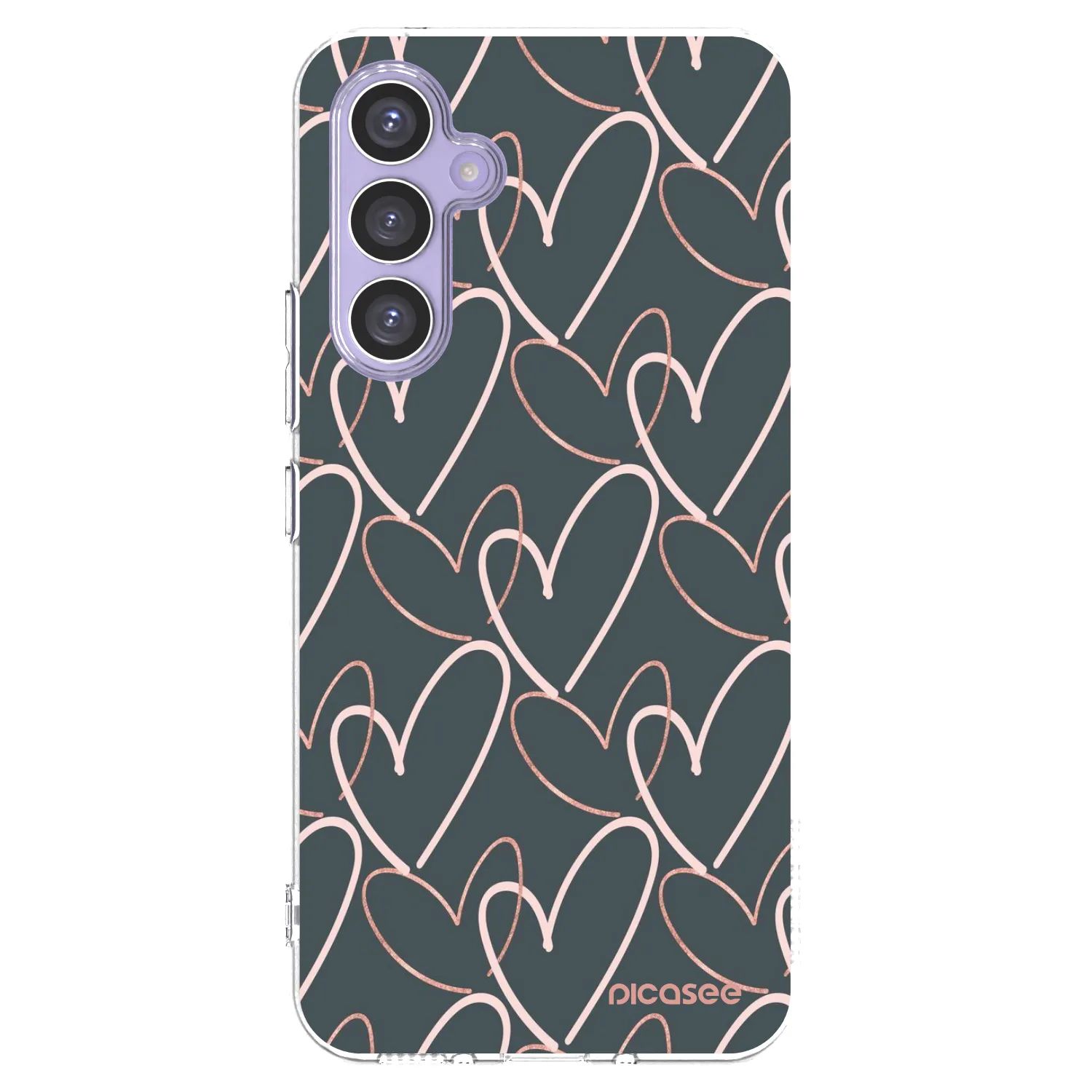 Picasee silikonski prozorni ovitek za Samsung Galaxy A54 5G A546B - Lots of love