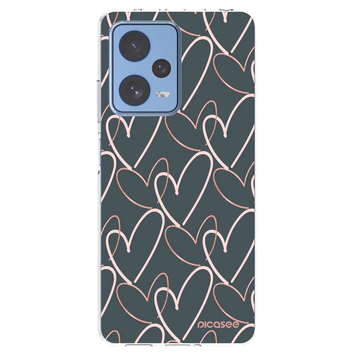 Picasee silikonski prozorni ovitek za Xiaomi Redmi Note 12 Pro 5G - Lots of love