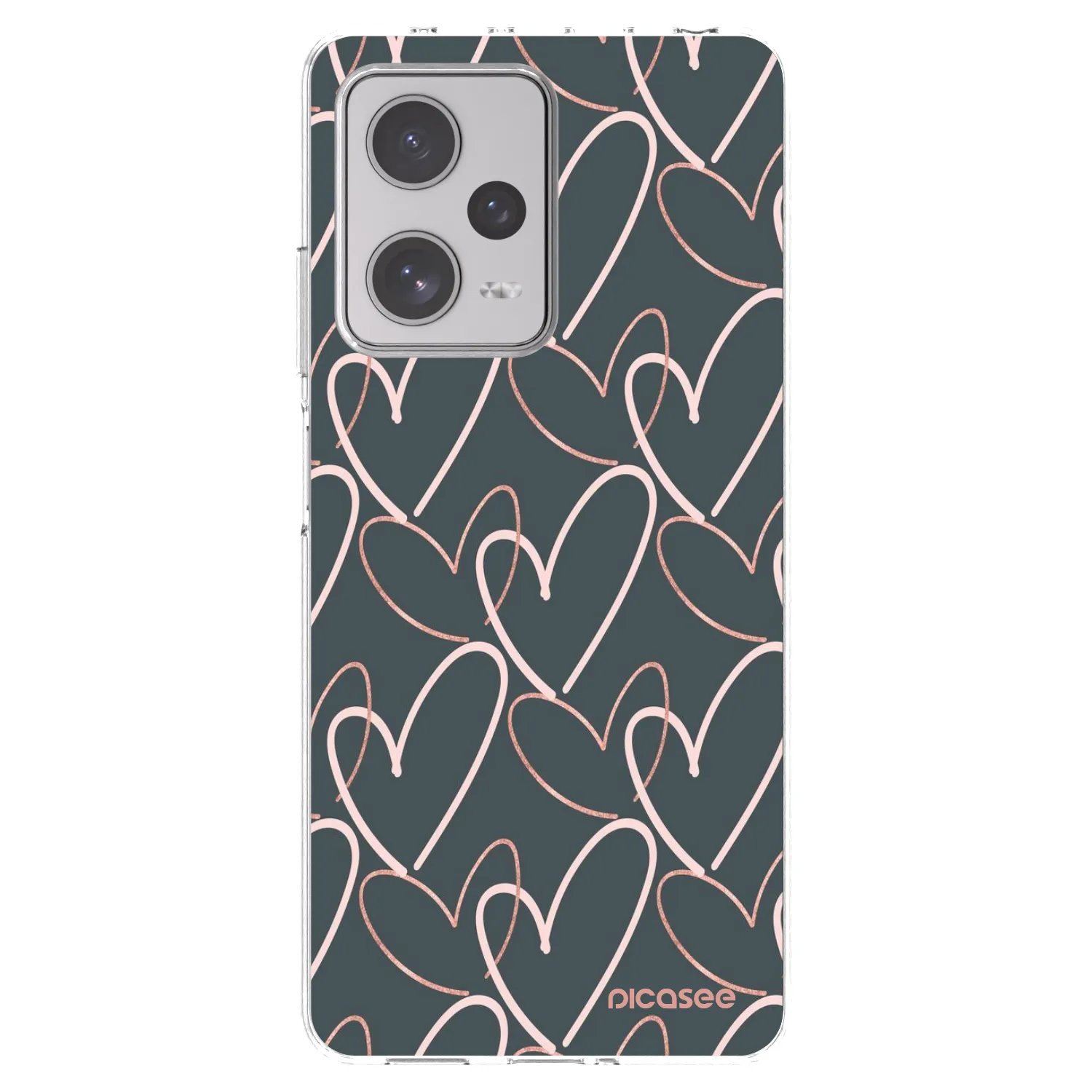 Picasee silikonski prozorni ovitek za Xiaomi Redmi Note 12 Pro+ 5G - Lots of love