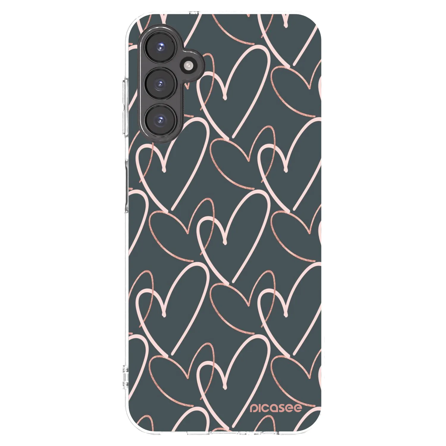 Picasee silikonski prozorni ovitek za Samsung Galaxy A14 5G A146P - Lots of love