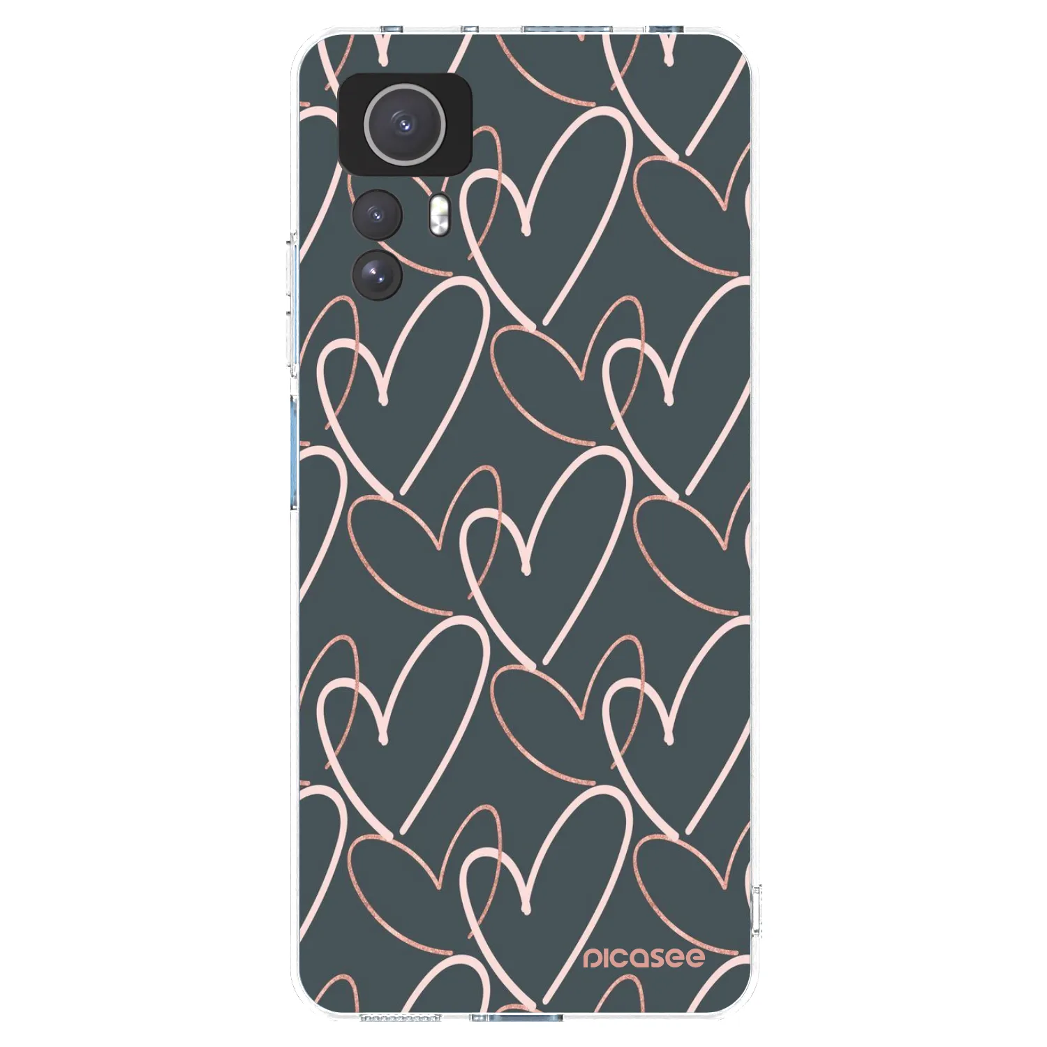 Picasee silikonski prozorni ovitek za Xiaomi Redmi Note 12S - Lots of love