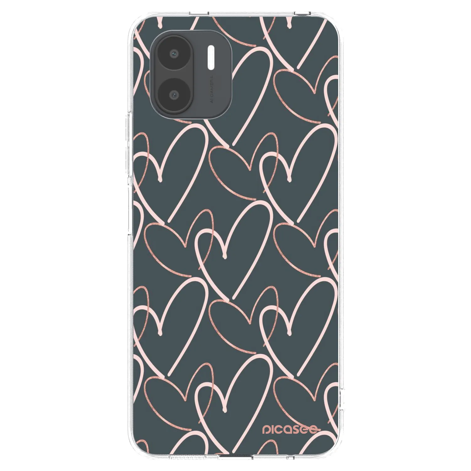 Picasee silikonski prozorni ovitek za Xiaomi Redmi A2 - Lots of love
