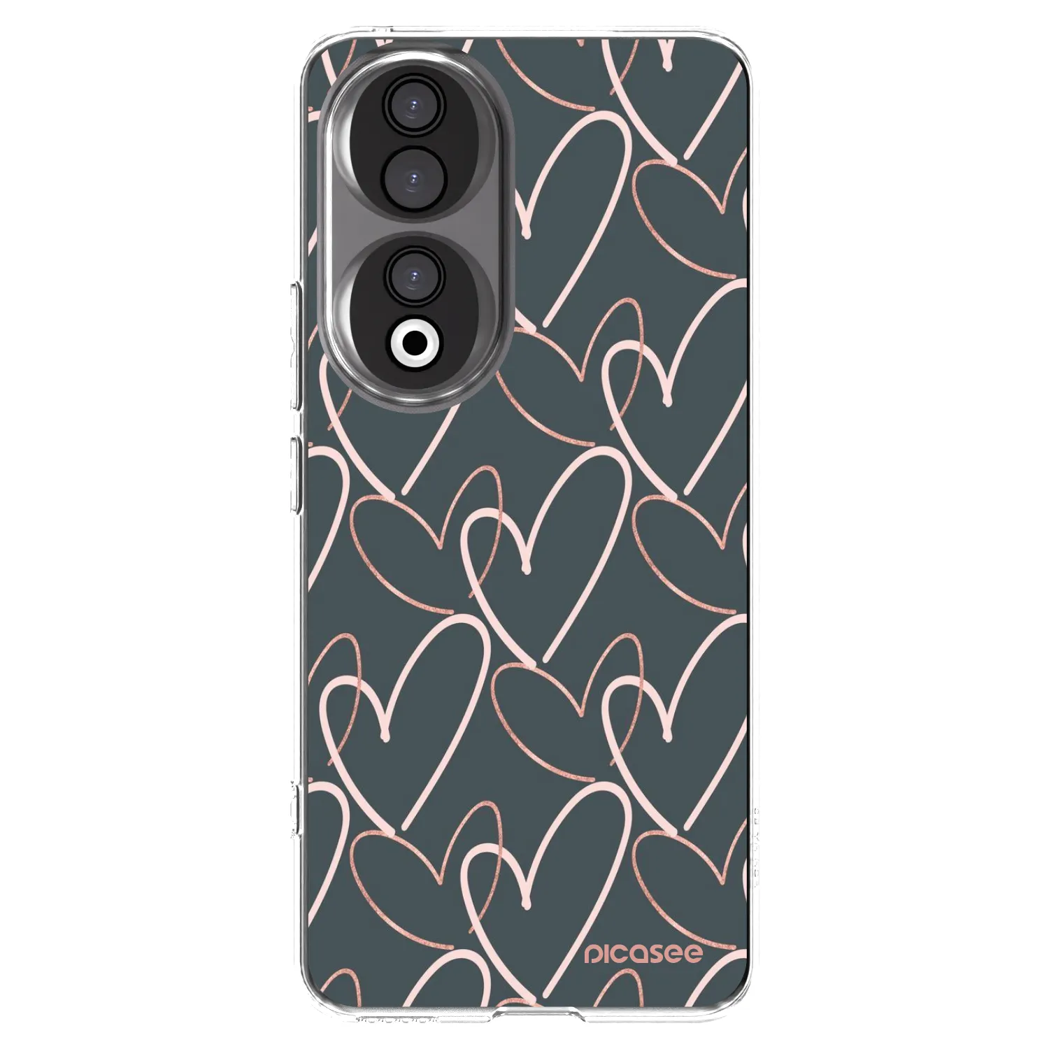 Picasee silikonski prozorni ovitek za Honor 90 5G - Lots of love