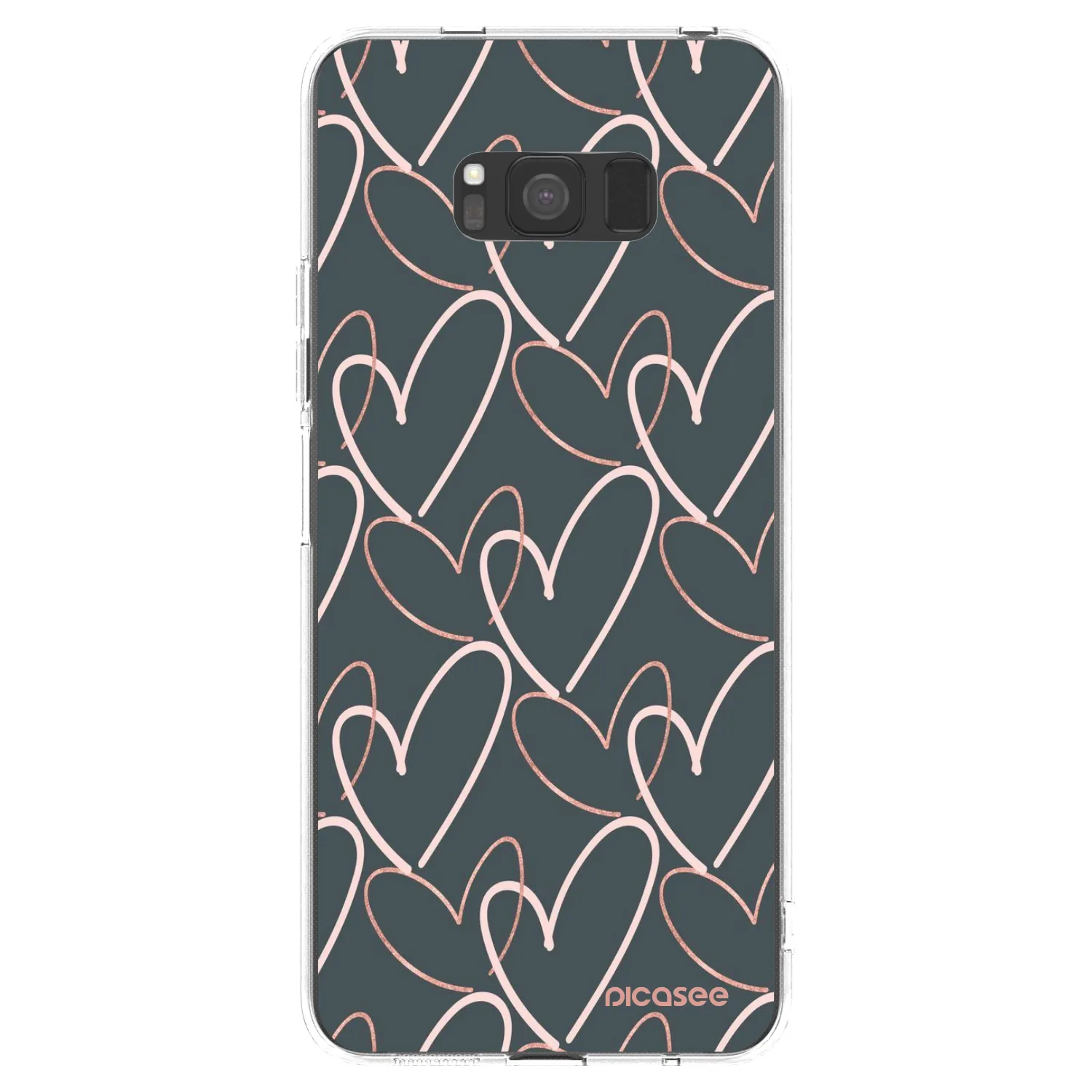 Picasee silikonski prozorni ovitek za Samsung Galaxy S8 G950F - Lots of love