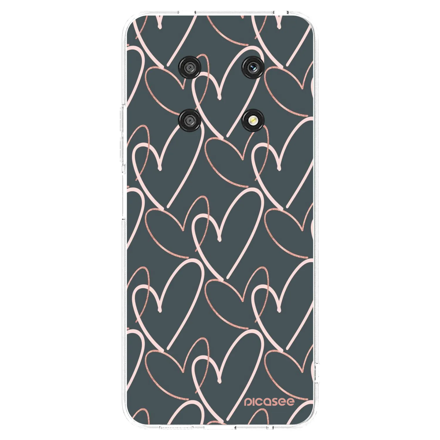 Picasee silikonski prozorni ovitek za Honor Magic4 Lite 5G - Lots of love