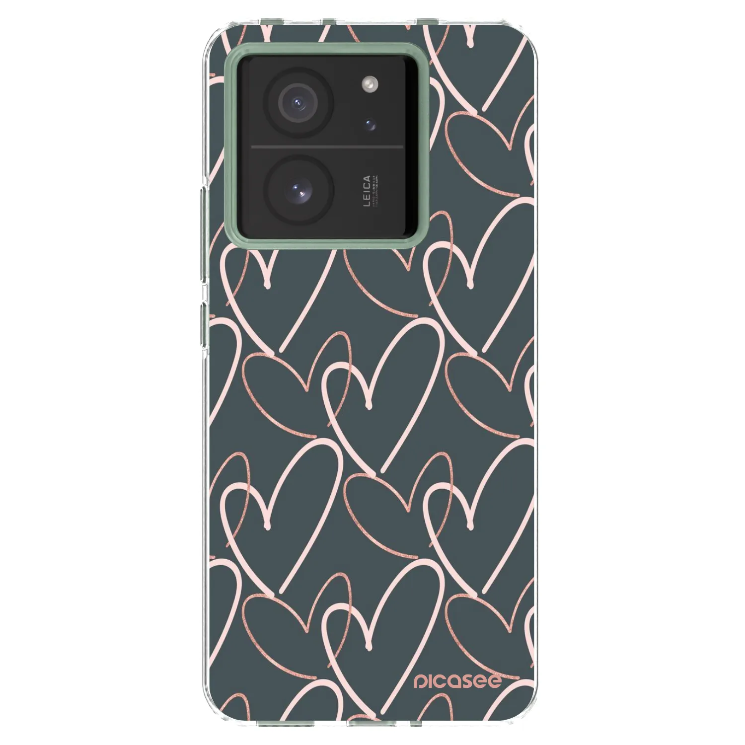 Picasee silikonski prozorni ovitek za Xiaomi 13T - Lots of love