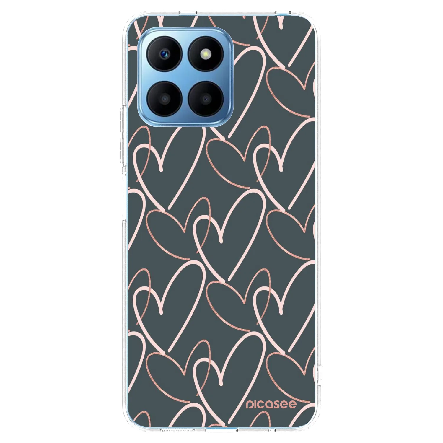 Picasee silikonski prozorni ovitek za Honor 70 Lite - Lots of love