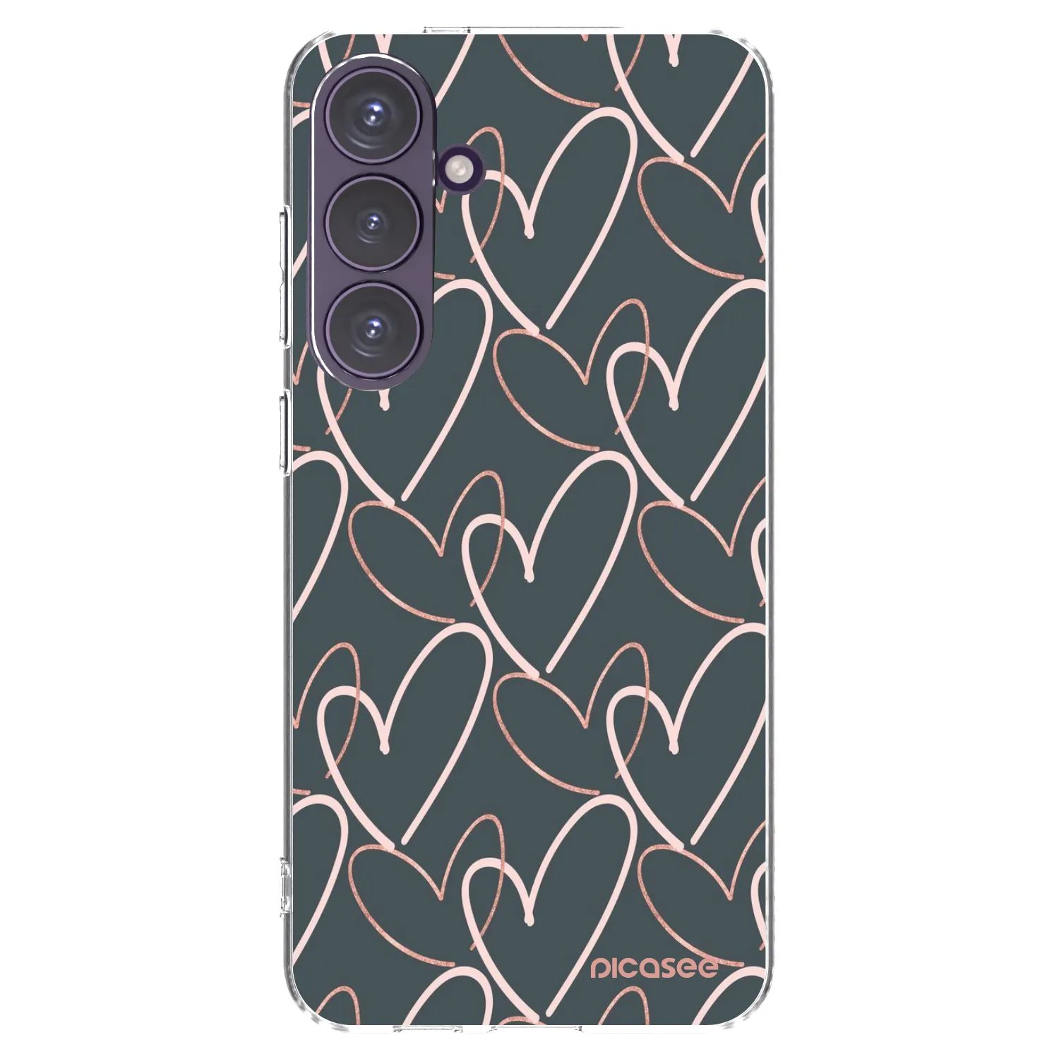 Picasee silikonski prozorni ovitek za Samsung Galaxy S24+ S926B 5G - Lots of love