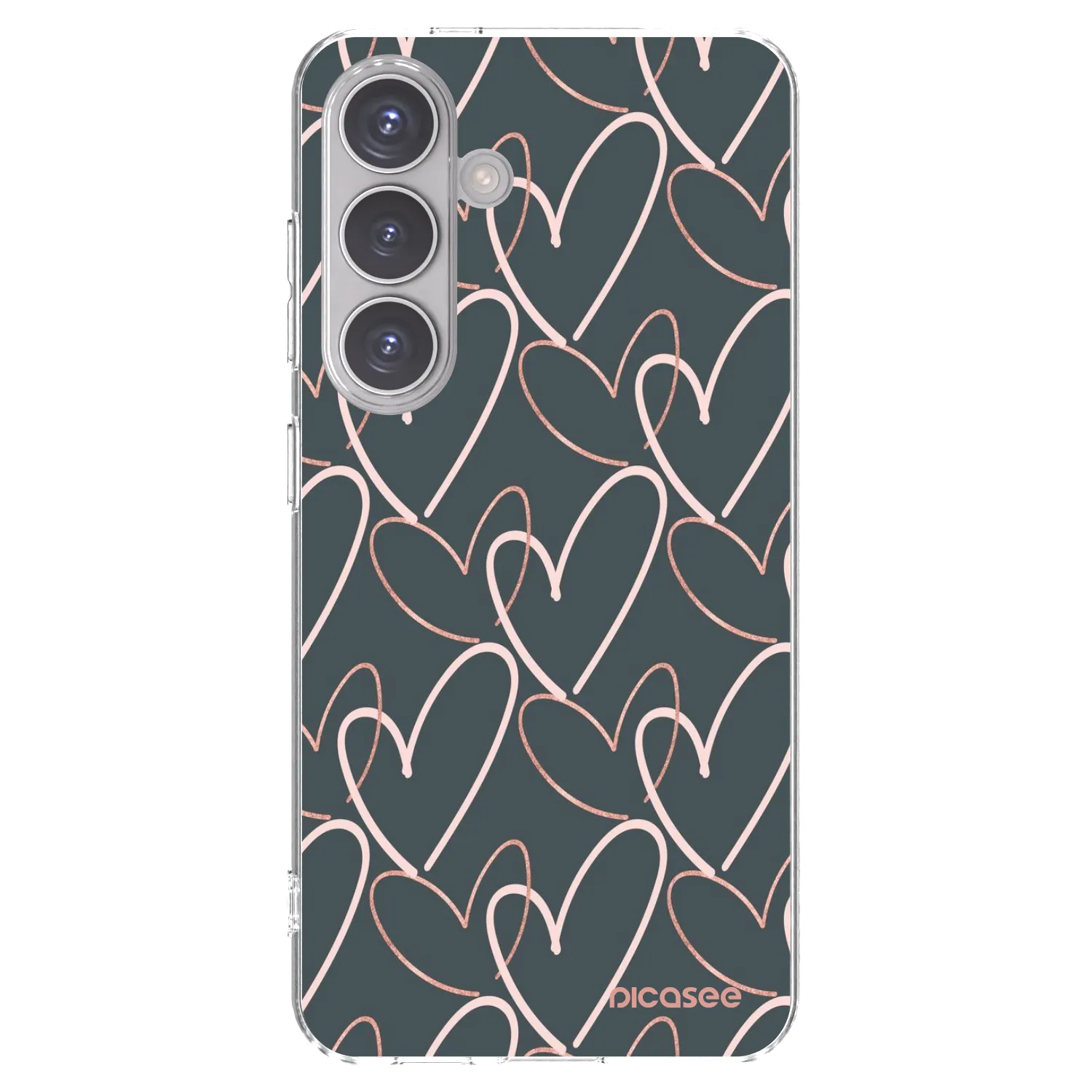 Picasee silikonski prozorni ovitek za Samsung Galaxy S24 S921B 5G - Lots of love