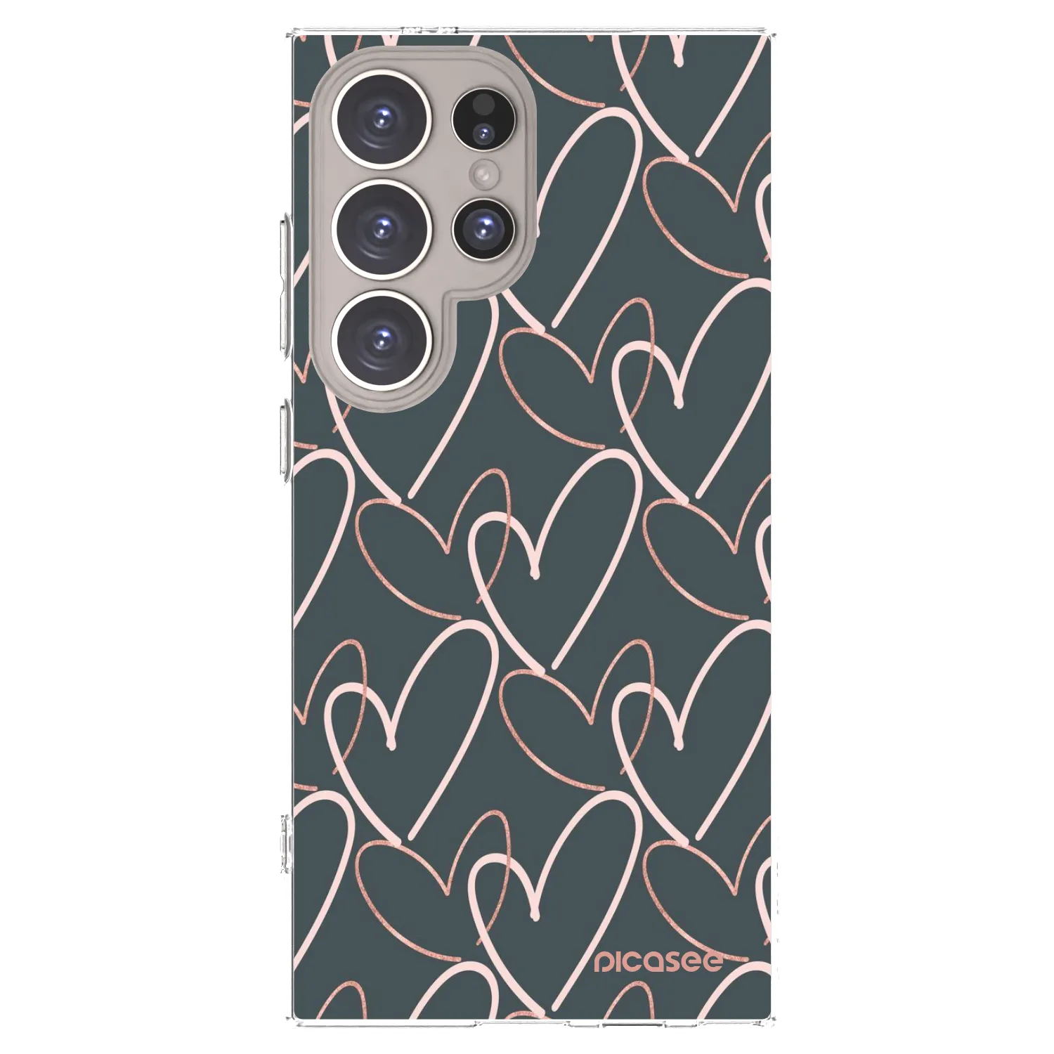 Picasee silikonski prozorni ovitek za Samsung Galaxy S24 Ultra S928B 5G - Lots of love