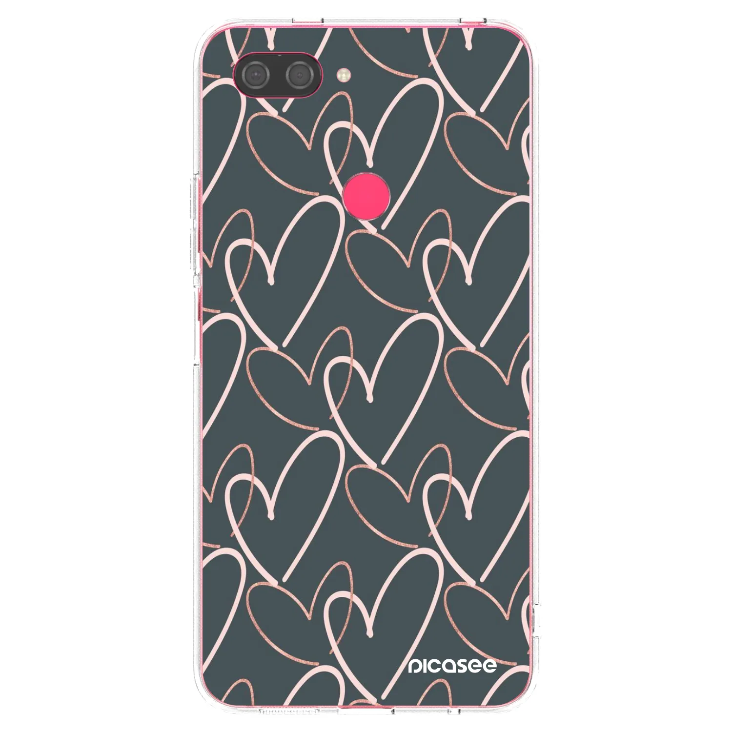 Picasee silikonski prozorni ovitek za Xiaomi Mi 8 Lite - Lots of love