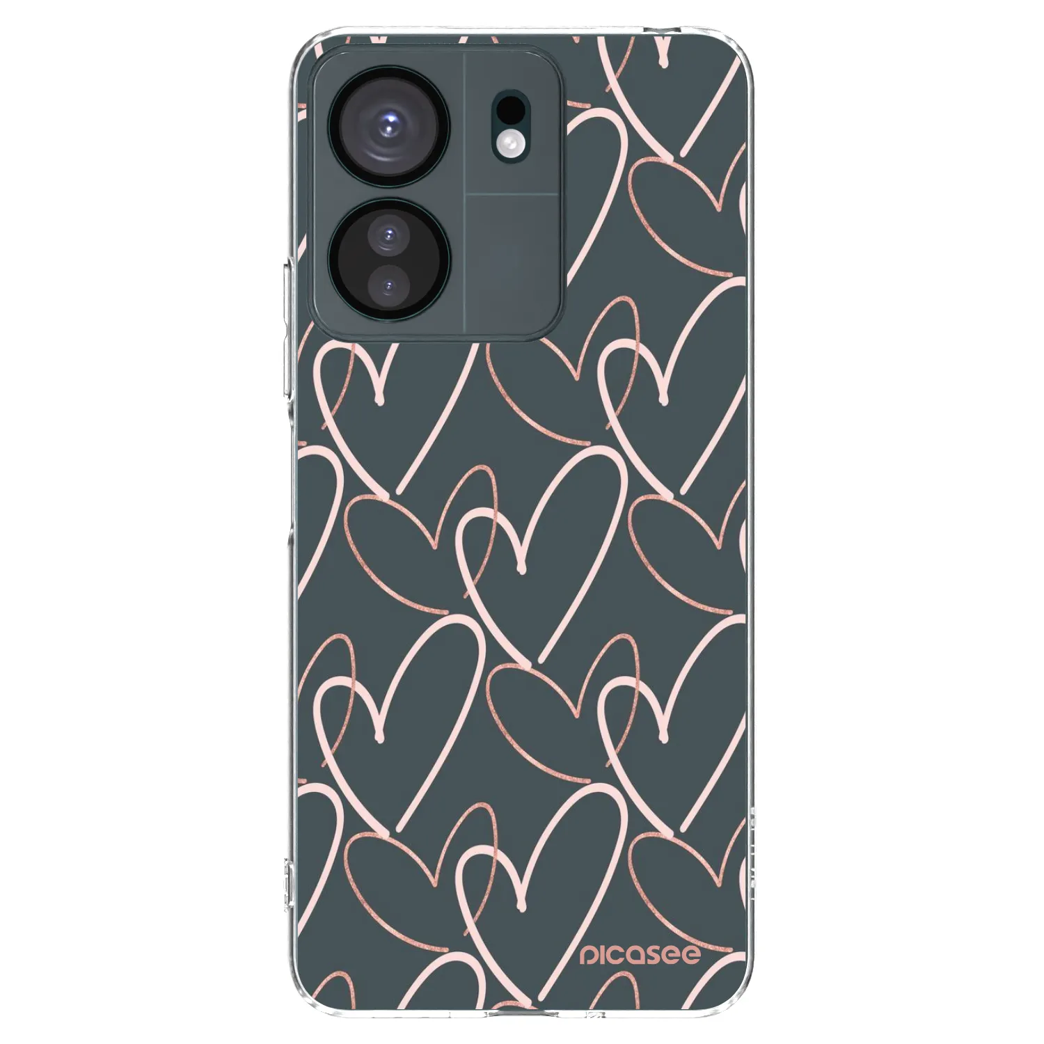 Picasee silikonski prozorni ovitek za Xiaomi Redmi 13C 4G - Lots of love