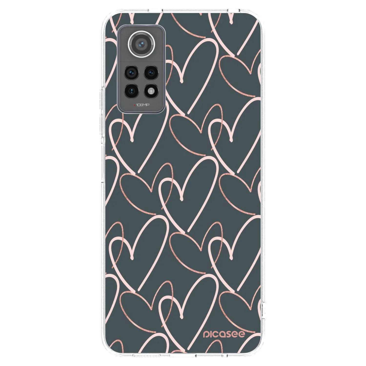Picasee silikonski prozorni ovitek za Xiaomi Redmi Note 12 Pro 4G - Lots of love