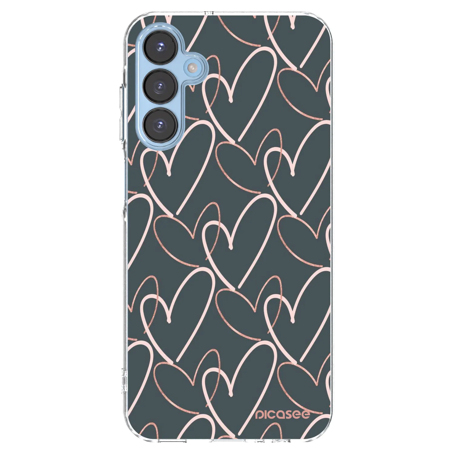 Picasee silikonski prozorni ovitek za Samsung Galaxy A15 A156B 5G - Lots of love