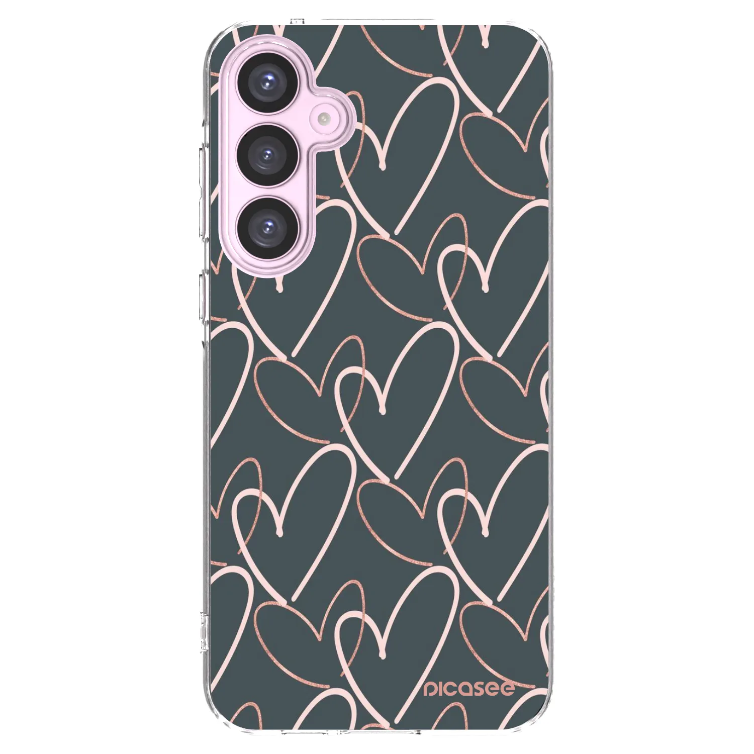 Picasee silikonski prozorni ovitek za Samsung Galaxy A55 5G A556B - Lots of love