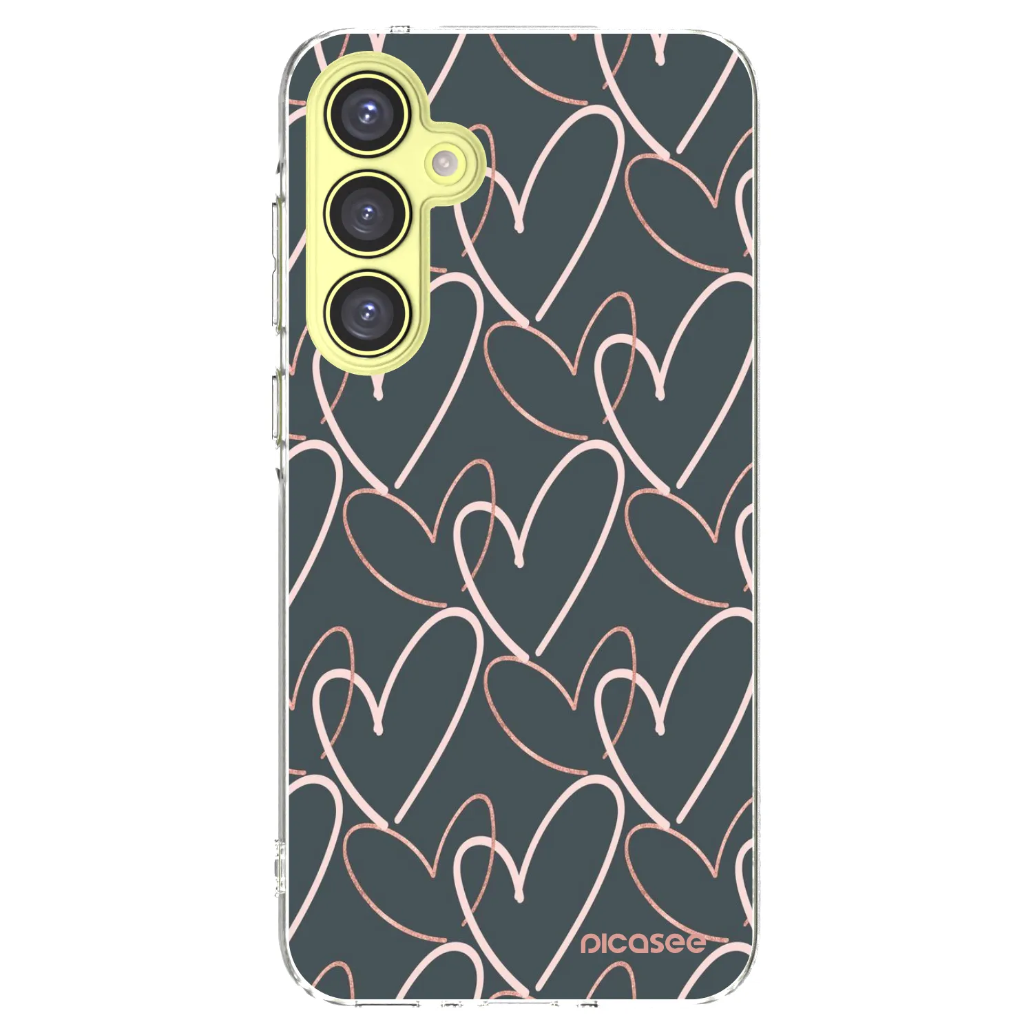 Picasee silikonski prozorni ovitek za Samsung Galaxy A35 5G A356B - Lots of love