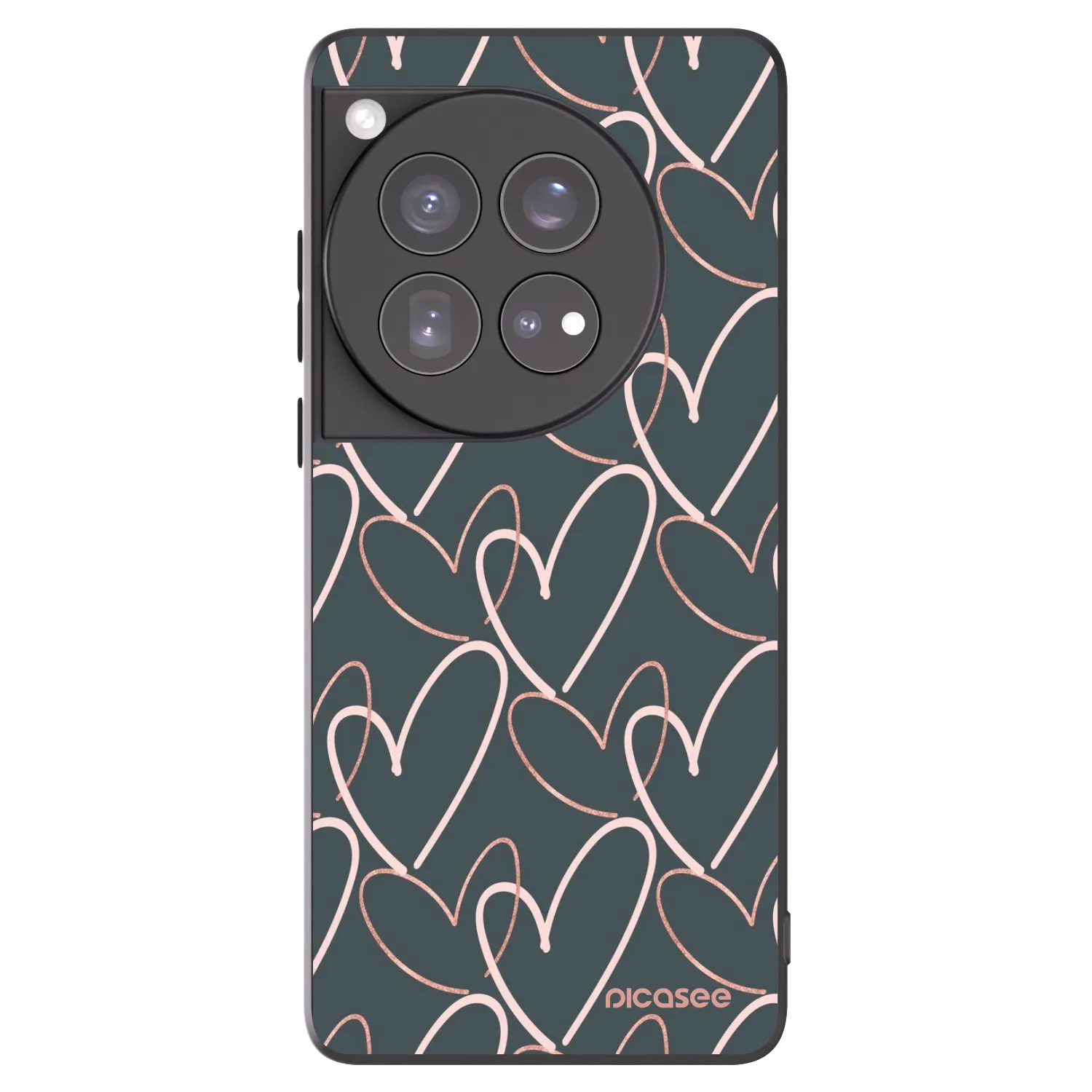 Picasee silikonski črni ovitek za OnePlus 12 5G - Lots of love