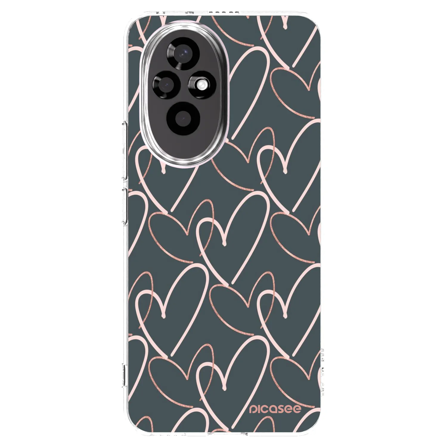 Picasee silikonski prozorni ovitek za Honor 200 Pro 5G - Lots of love