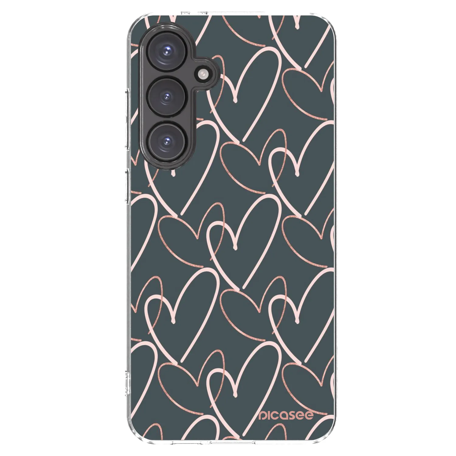 Picasee silikonski prozorni ovitek za Samsung Galaxy S24 FE S721B - Lots of love