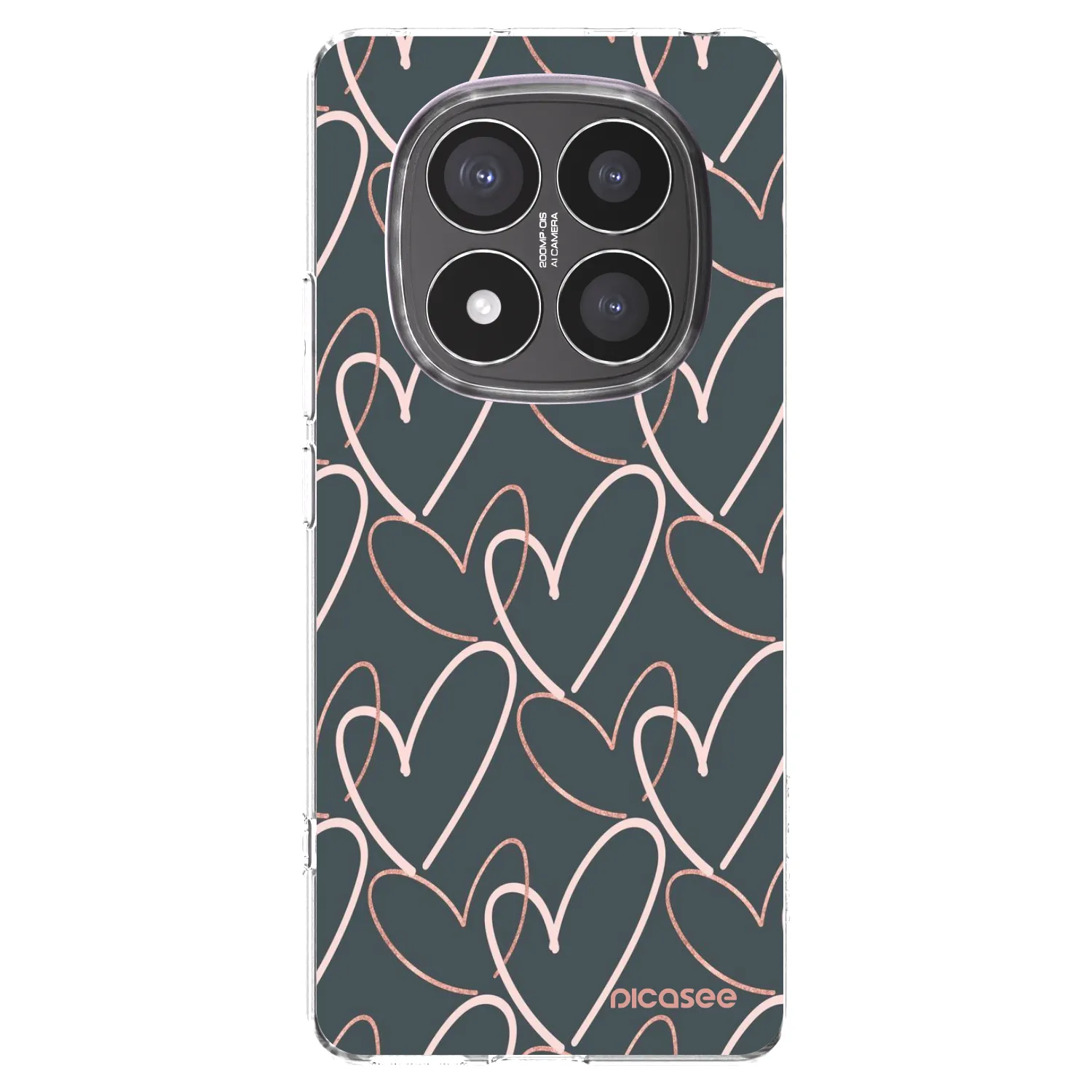 Picasee silikonski prozorni ovitek za Xiaomi Redmi Note 14 Pro+ 5G - Lots of love