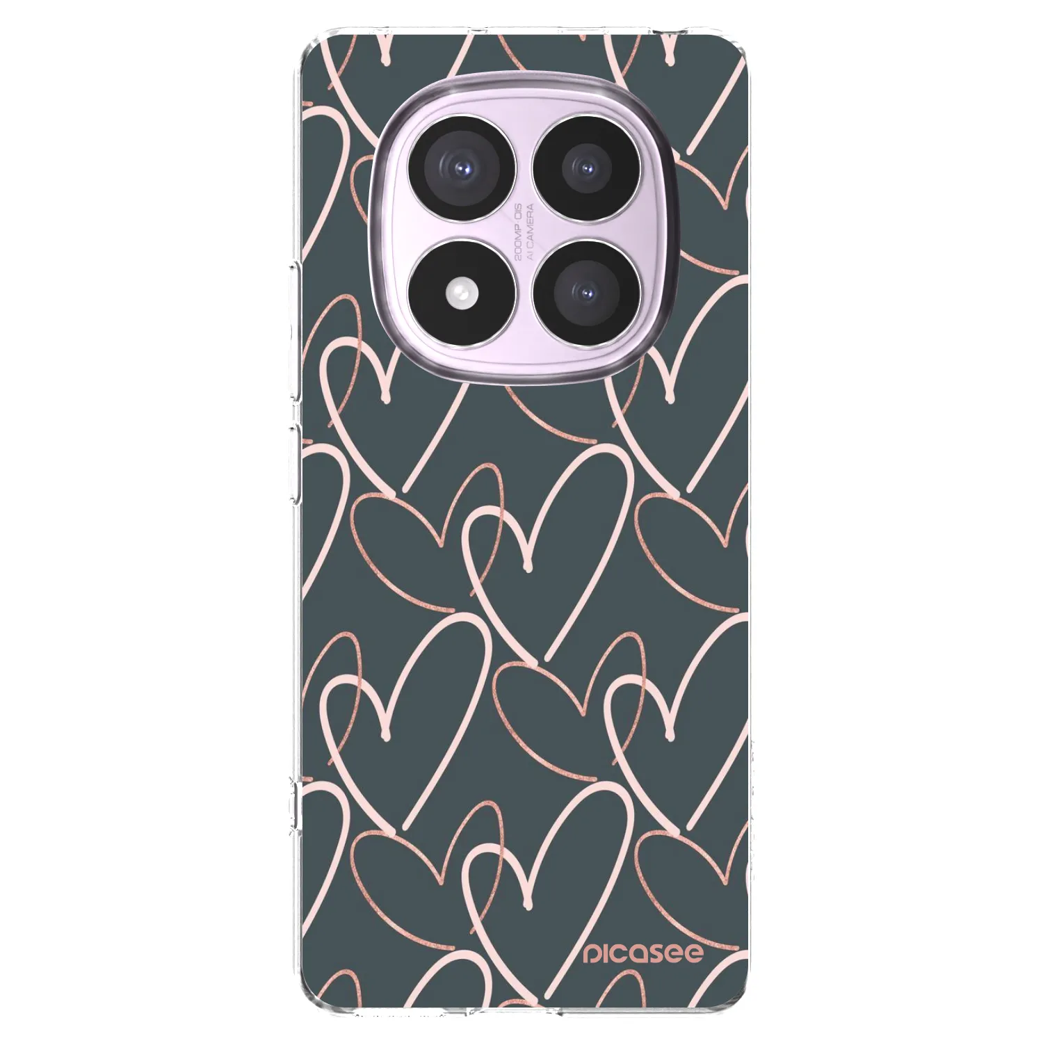 Picasee silikonski prozorni ovitek za Xiaomi Redmi Note 14 Pro 5G - Lots of love