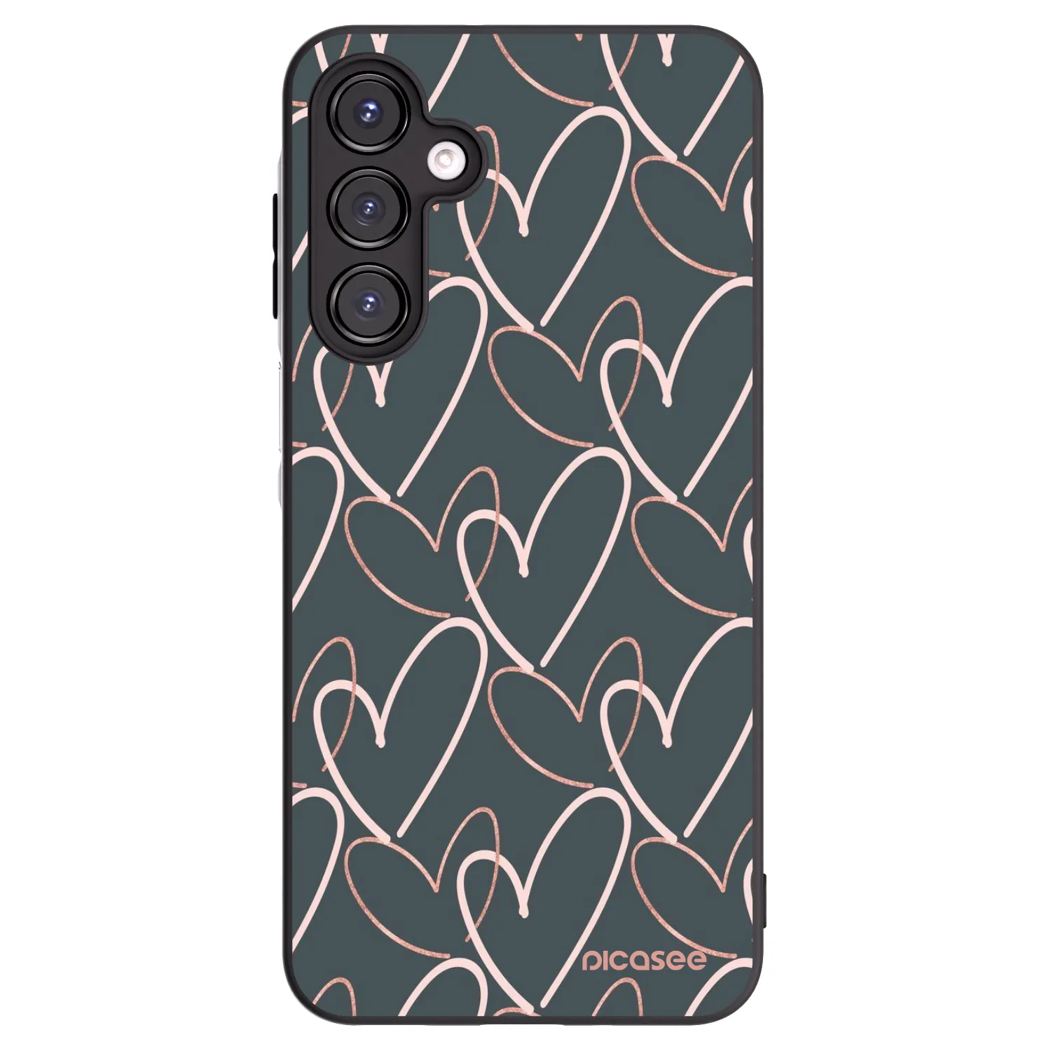Picasee silikonski črni ovitek za Samsung Galaxy A16 5G - Lots of love