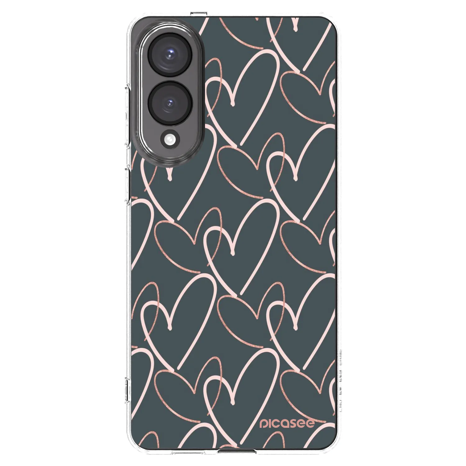 Picasee silikonski prozorni ovitek za Samsung Galaxy S25 Edge 5G - Lots of love