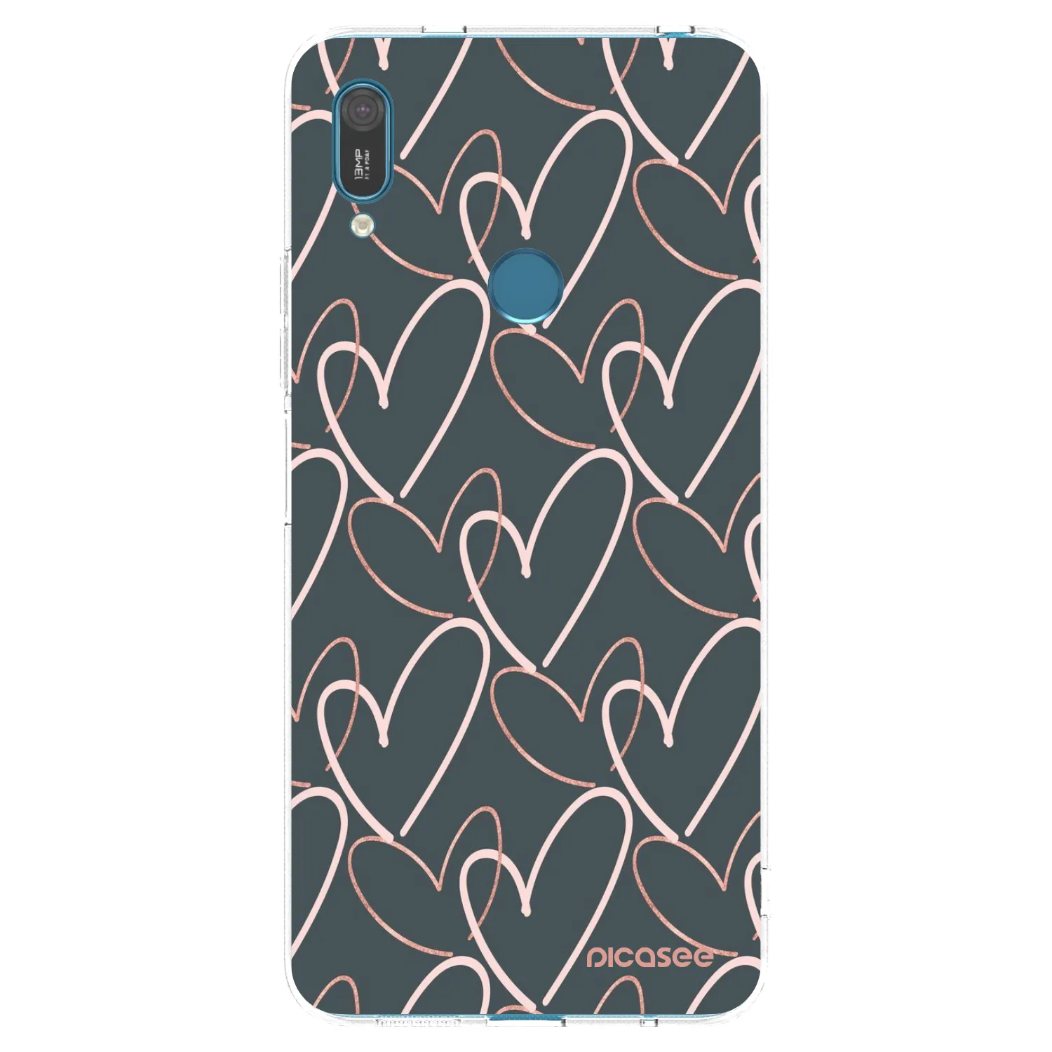 Picasee silikonski prozorni ovitek za Huawei Y7 2019 - Lots of love