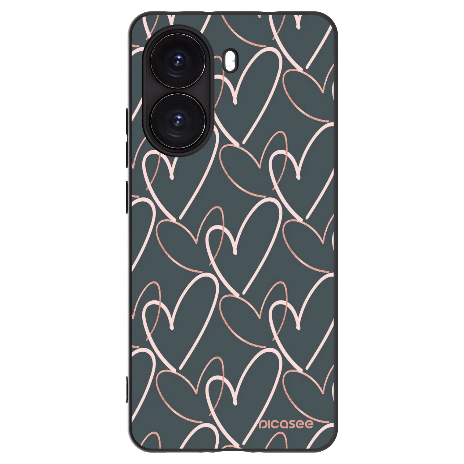 Picasee silikonski črni ovitek za Xiaomi Poco X7 Pro 5G - Lots of love