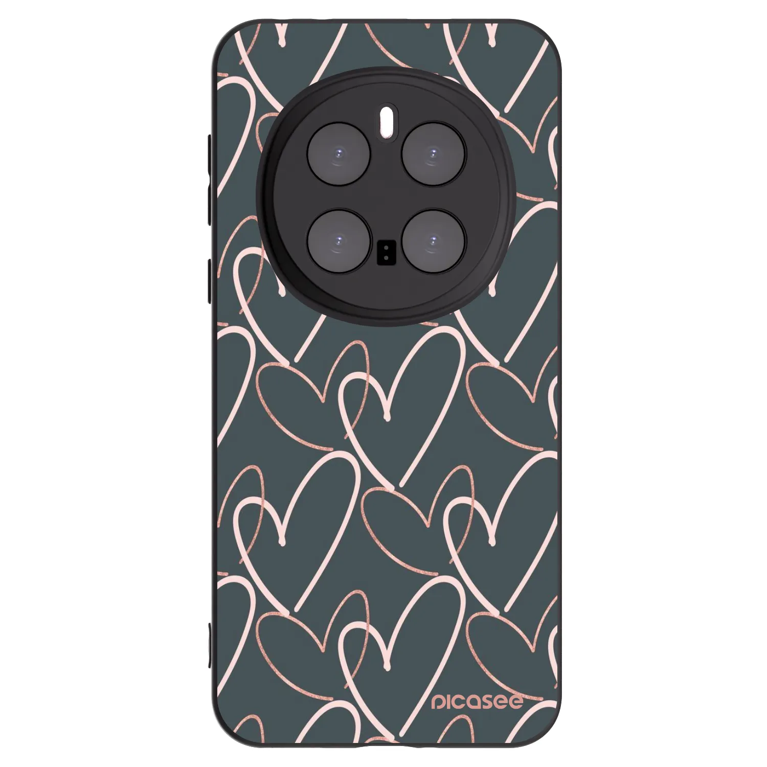 Picasee silikonski črni ovitek za Honor Magic7 Pro 5G - Lots of love
