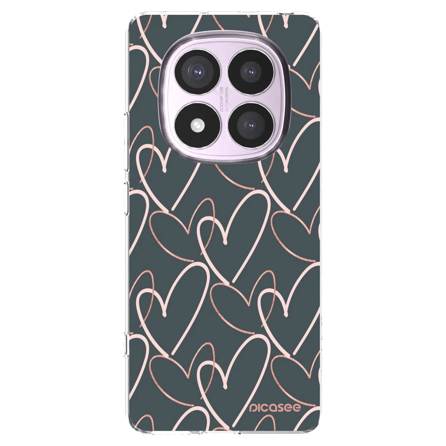 Picasee silikonski prozorni ovitek za Xiaomi Redmi Note 14 Pro 4G - Lots of love