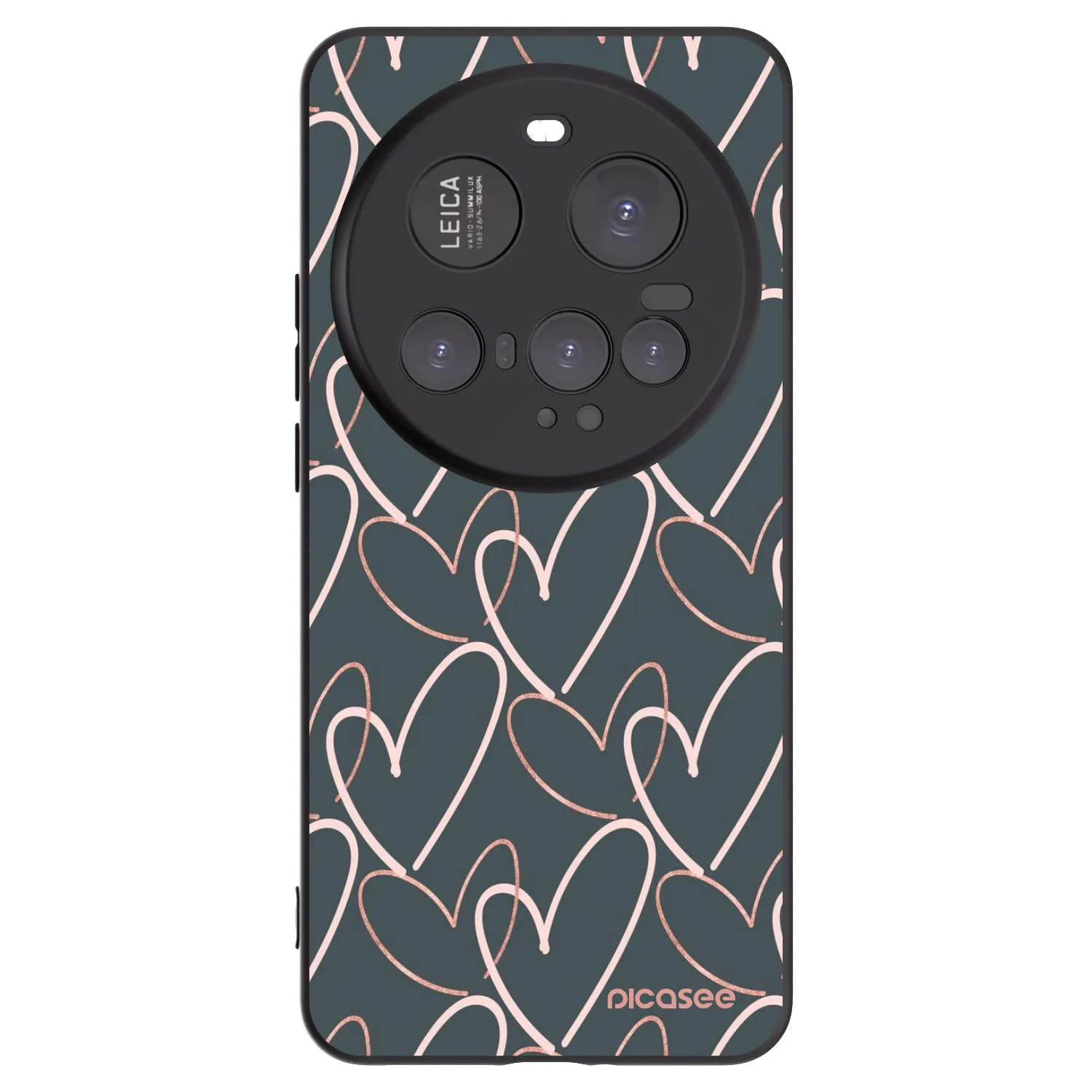 Picasee silikonski črni ovitek za Xiaomi 15 Ultra - Lots of love