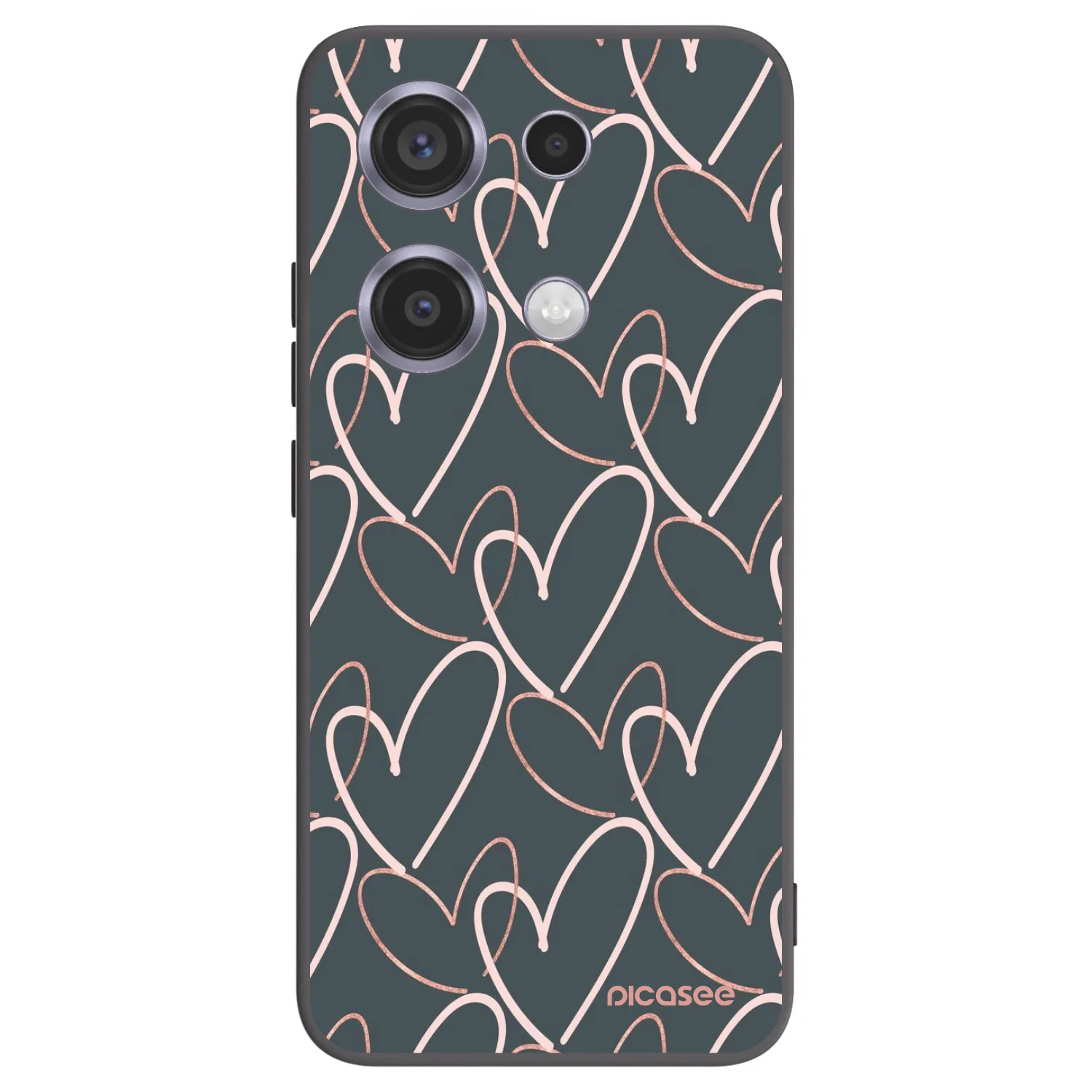 Picasee silikonski črni ovitek za Xiaomi Redmi Note 14S - Lots of love
