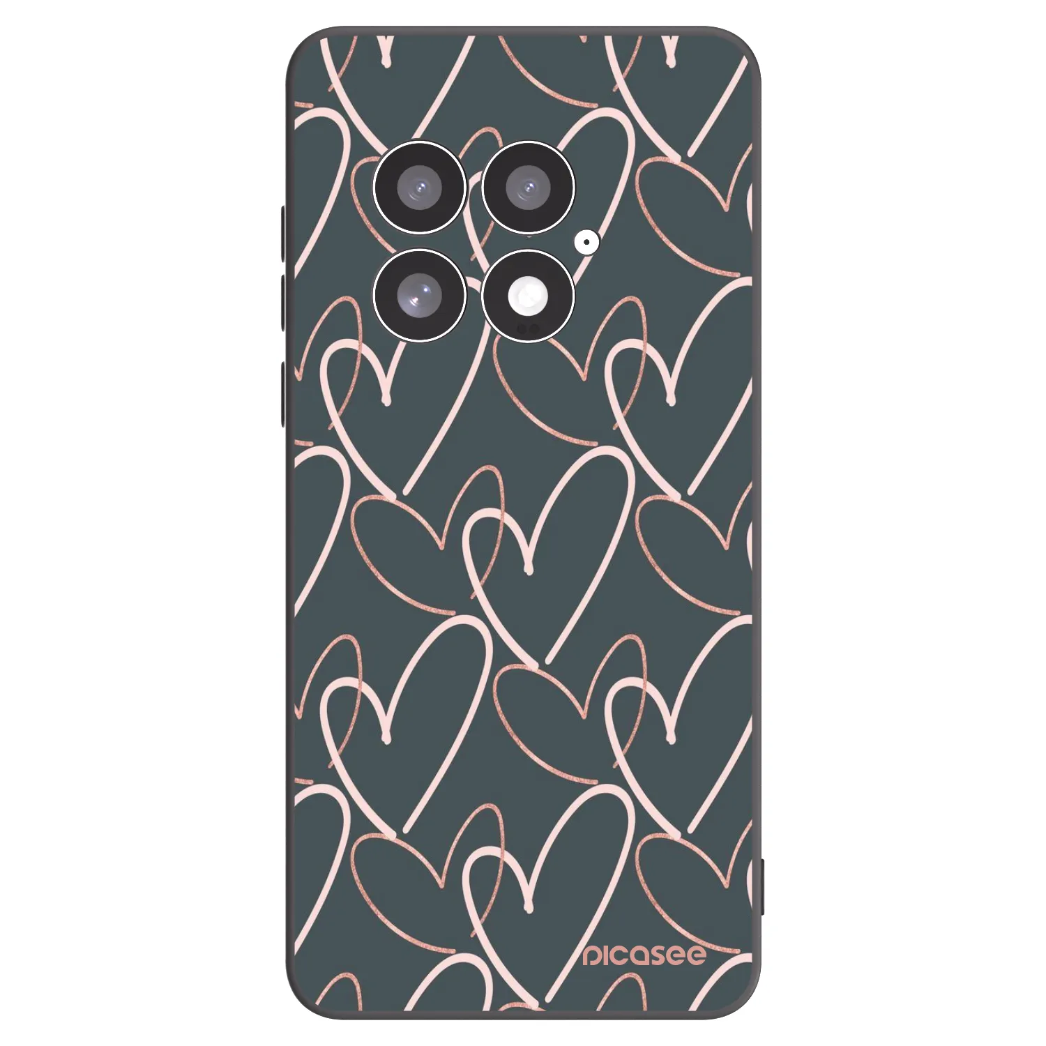 Picasee silikonski črni ovitek za OnePlus 13 5G - Lots of love