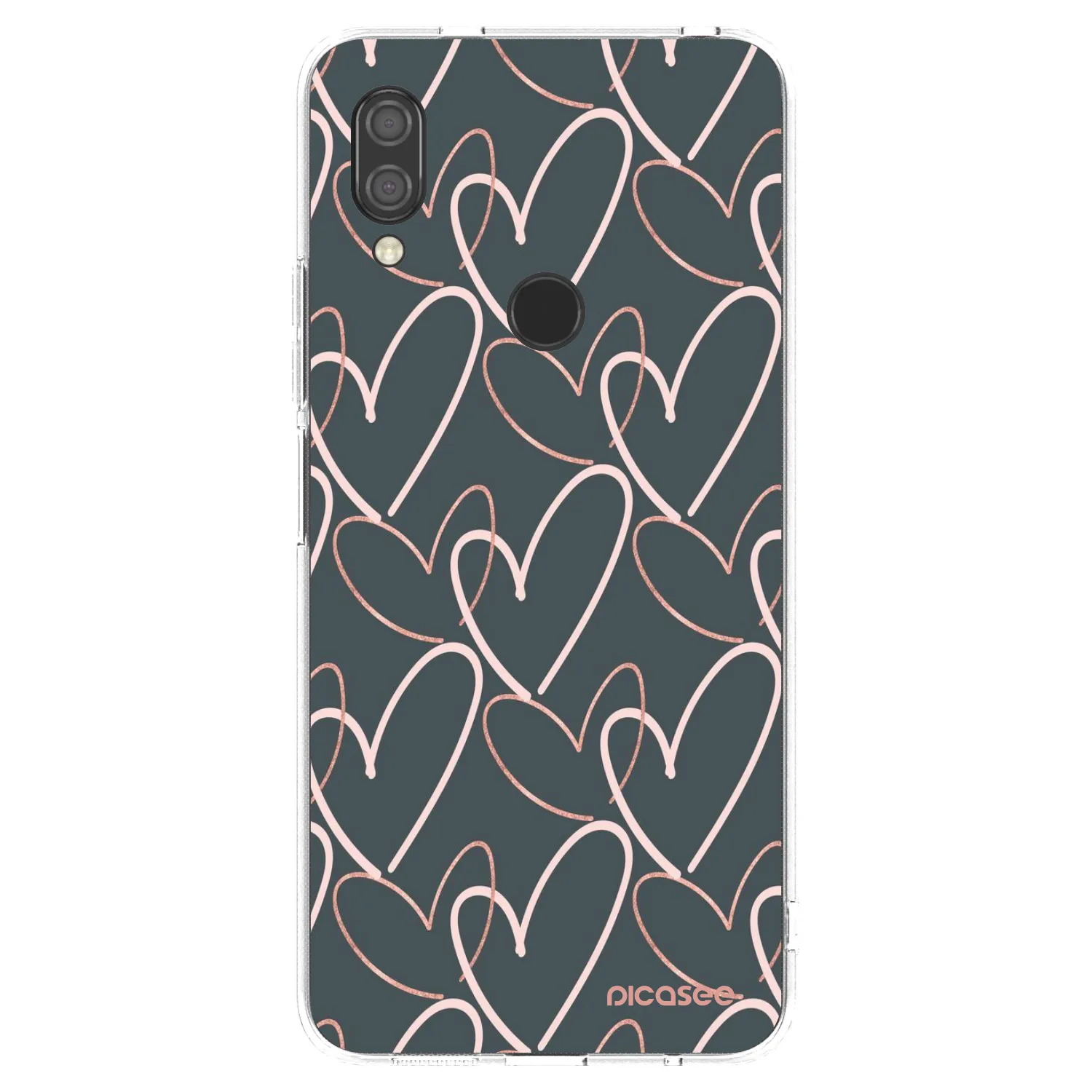 Picasee silikonski prozorni ovitek za Xiaomi Redmi 7 - Lots of love