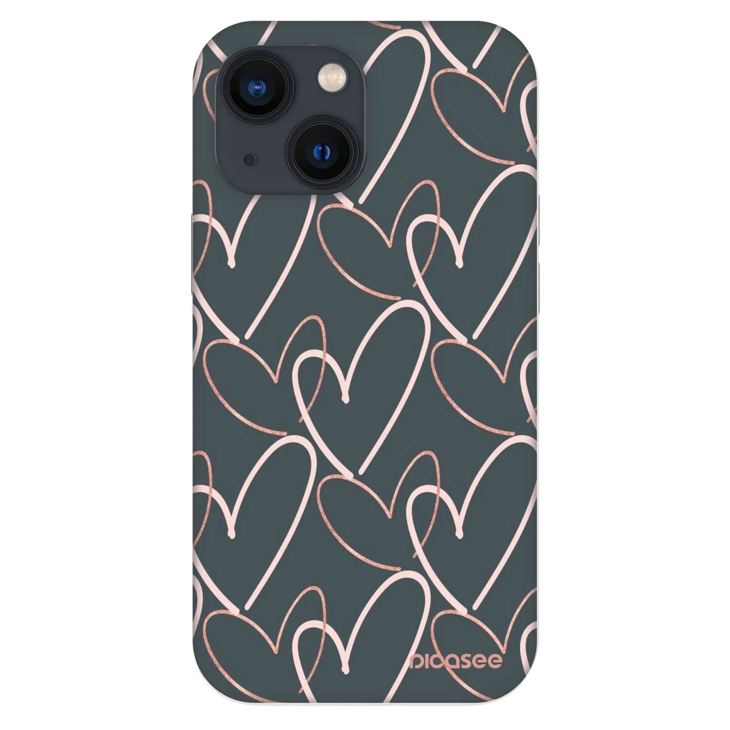 Picasee Fashion Case za Apple iPhone 13 mini - Lots of love
